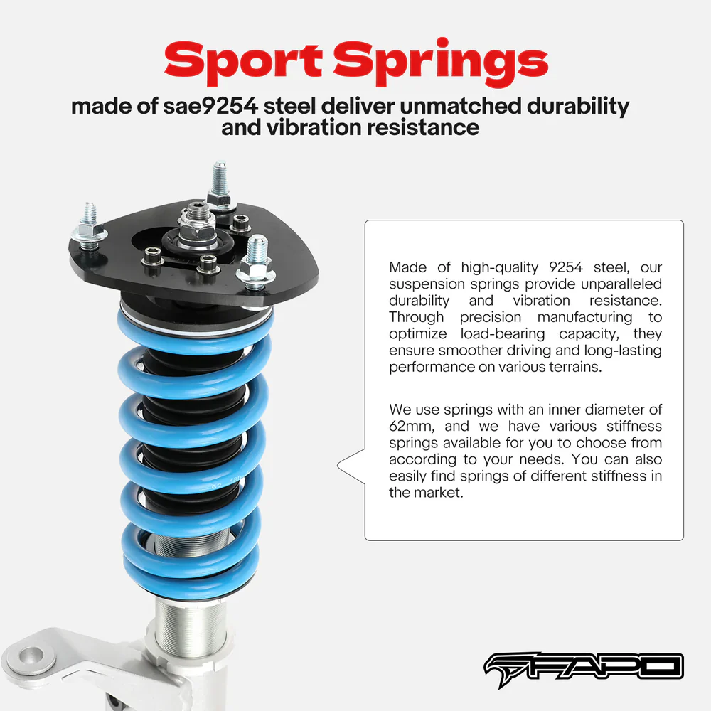 16-Level Damping Coilover For Mazda 6 1st Gen GG1 2002-2008 PS017520 - Image 8
