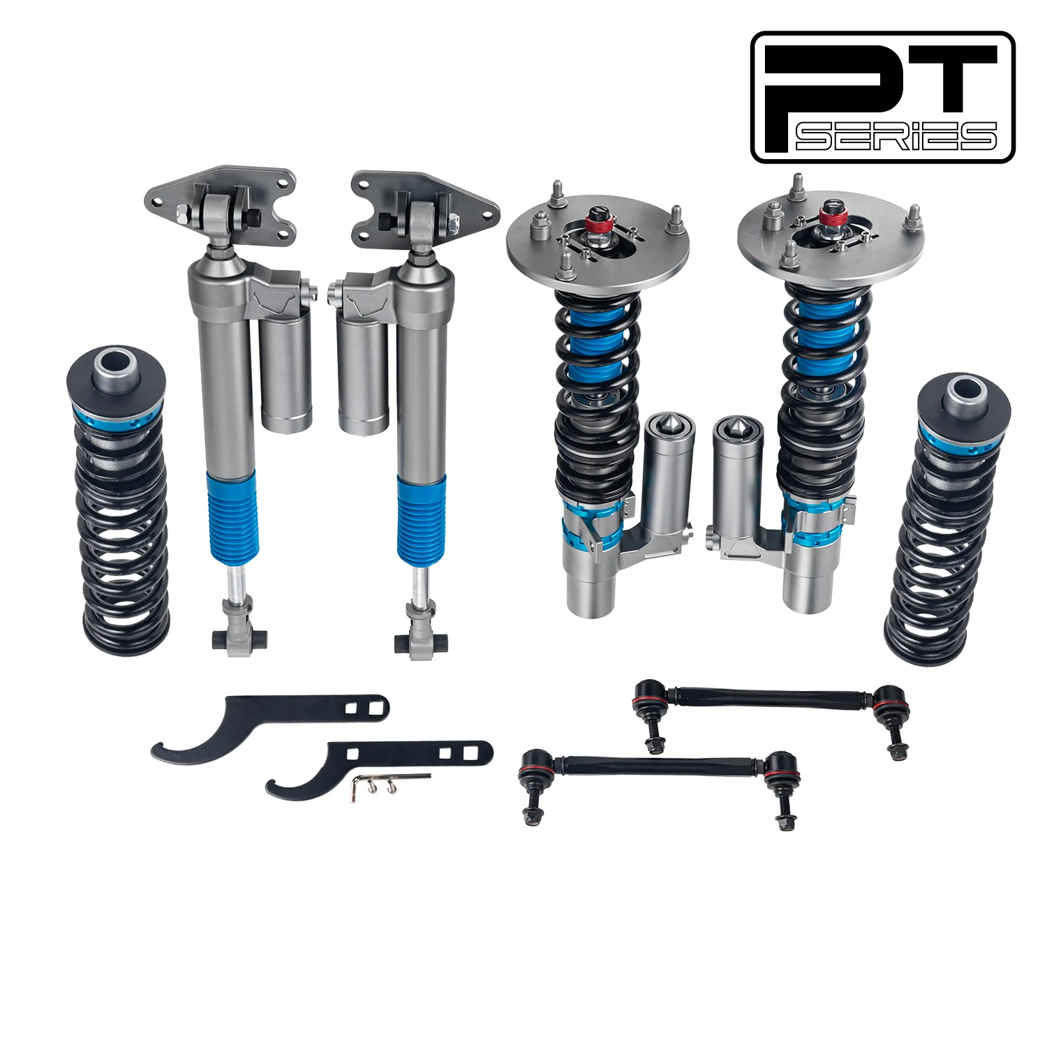 2-way Piggyback Reservoir Coilover for BMW F30 328i 335i 2013-2019 (3-Studs) PT006510