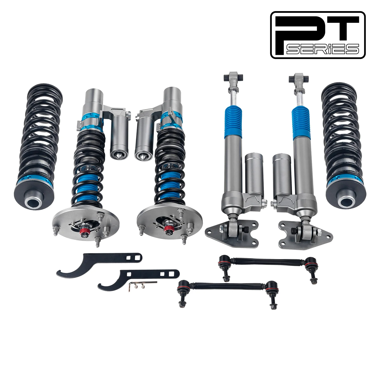 2-way Piggyback Reservoir Coilover for BMW F30 328i 335i 2013-2019 (3-Studs) PT006510 - Image 2