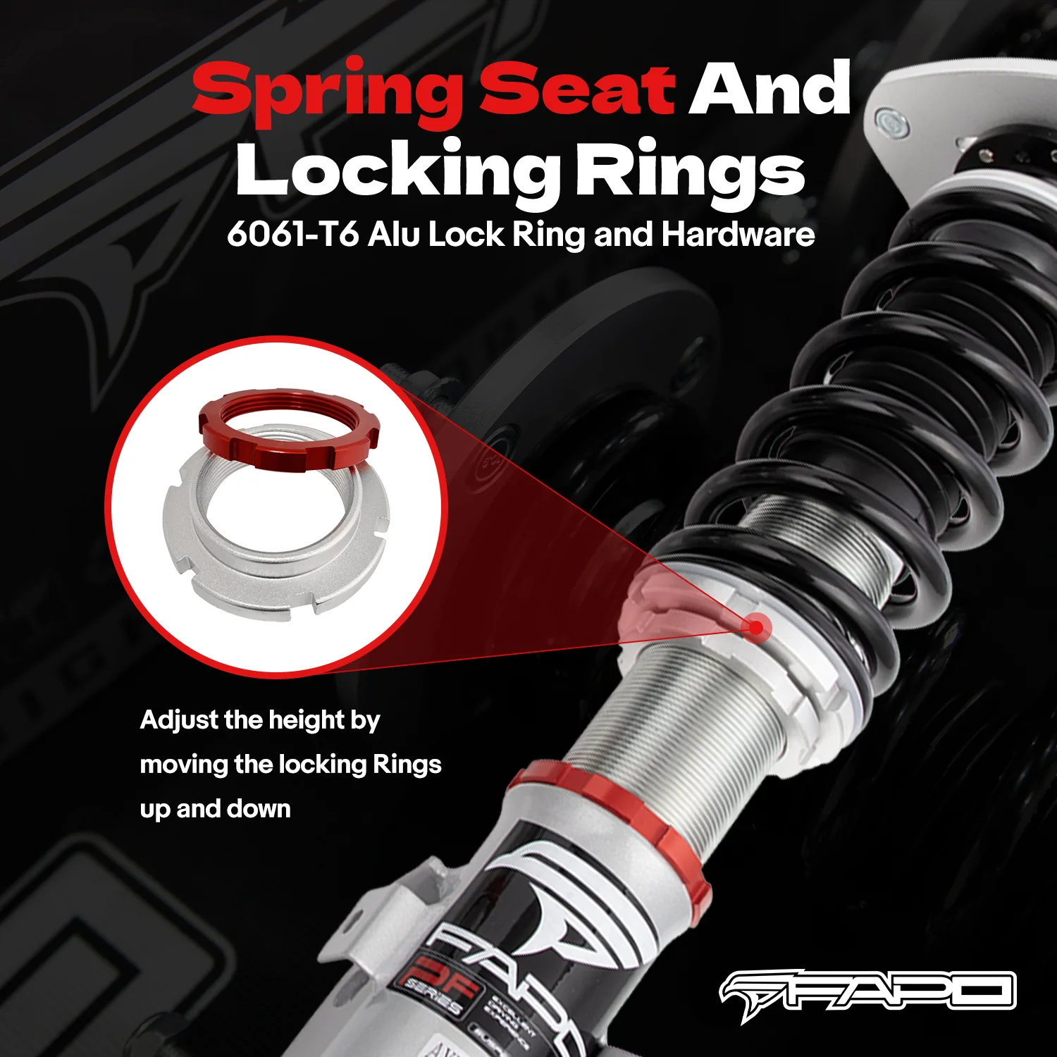 32-Level Damping Coilover for 1990-1999 Honda Accord CB/CD / Acura CL TL Vigor PF012220 - Image 8