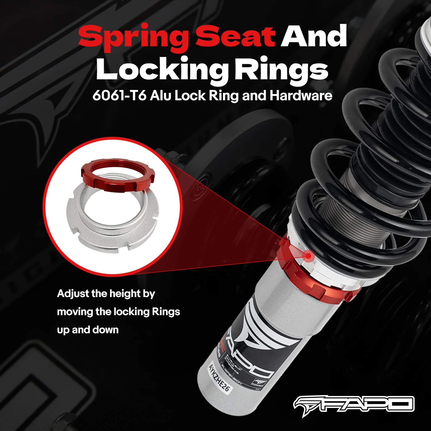 32-Level Damping Coilover for 1992-2004 Toyota Camry Avalon Solara / Lexus ES300 PF035520 - Image 7