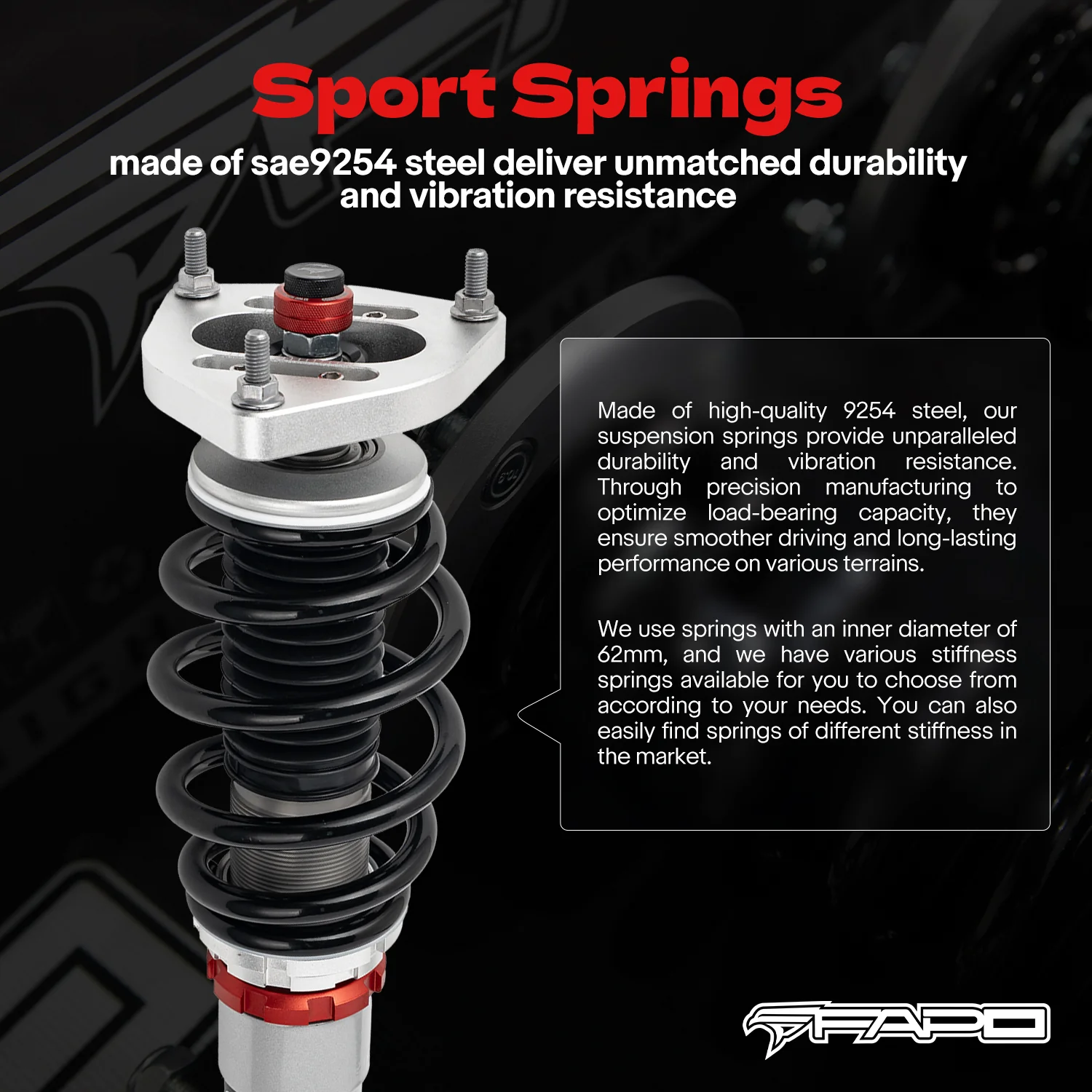 32-Level Damping Coilover for 1992-2004 Toyota Camry Avalon Solara / Lexus ES300 PF035520 - Image 5