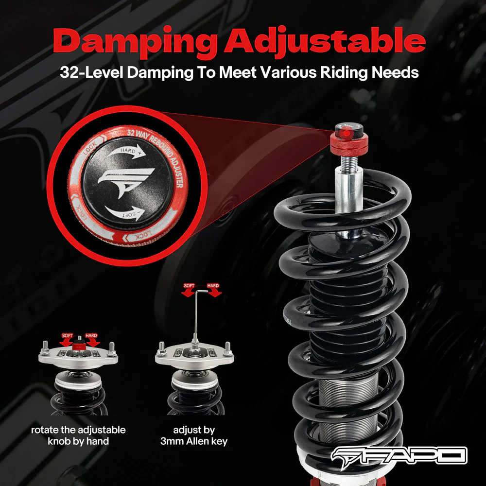 32-Level Damping Coilover For Chevrolet Camaro 5th Gen 2010-2015 PF009520 - Image 4