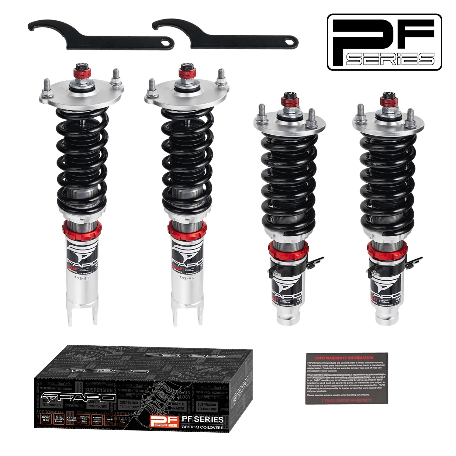 32-Level Damping Coilover For Honda Accord 5th Gen CD5/CD7 1993-1997 PF012230
