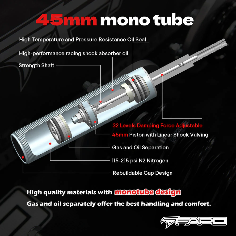 32-Level Damping Coilover For Toyota Camry 7th Gen SE 2011-2017 PF045030 - Image 5