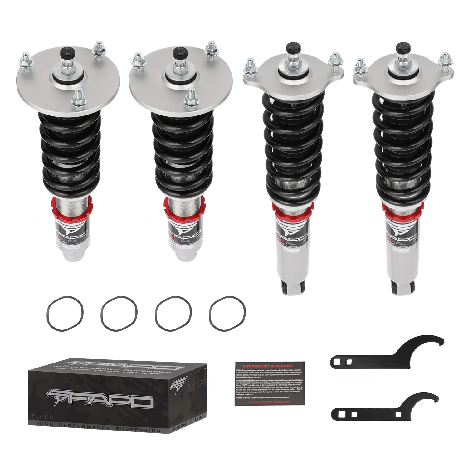 32-Level Damping Coilover for Mitsubishi Eclipse 2G 1995-1999 / Galant 1994-2003 / Chrysler Sebring 1995-2000 PF003120 - Image 15