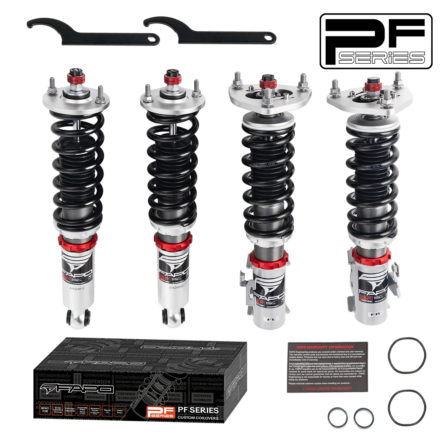 32-Level Damping Coilover For Nissan Cefiro 1st Gen A31 1988-1994 PF001230