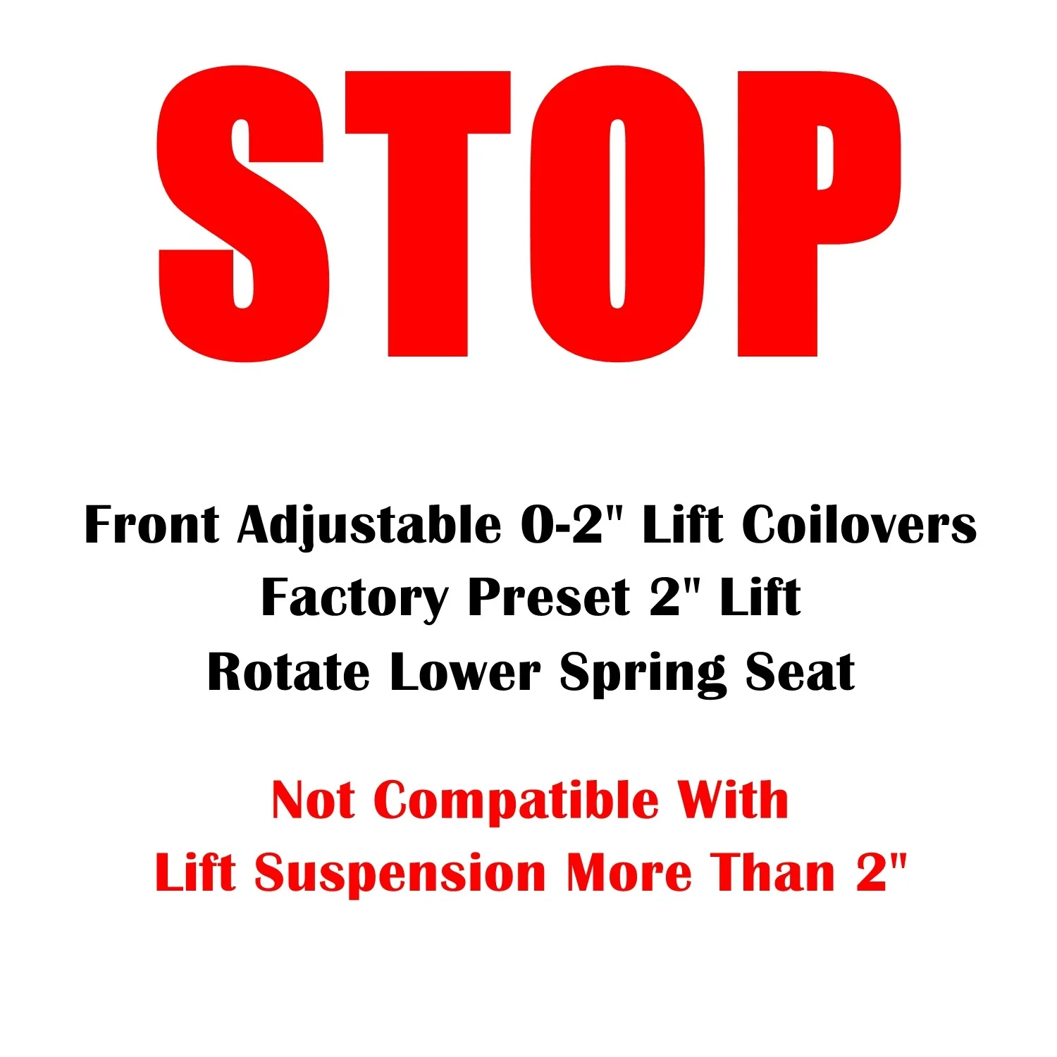 8-Stage Full Set 0-2 in Lift Struts for Toyota Tundra 2007-2021 PA165630 PA265630 - Image 25