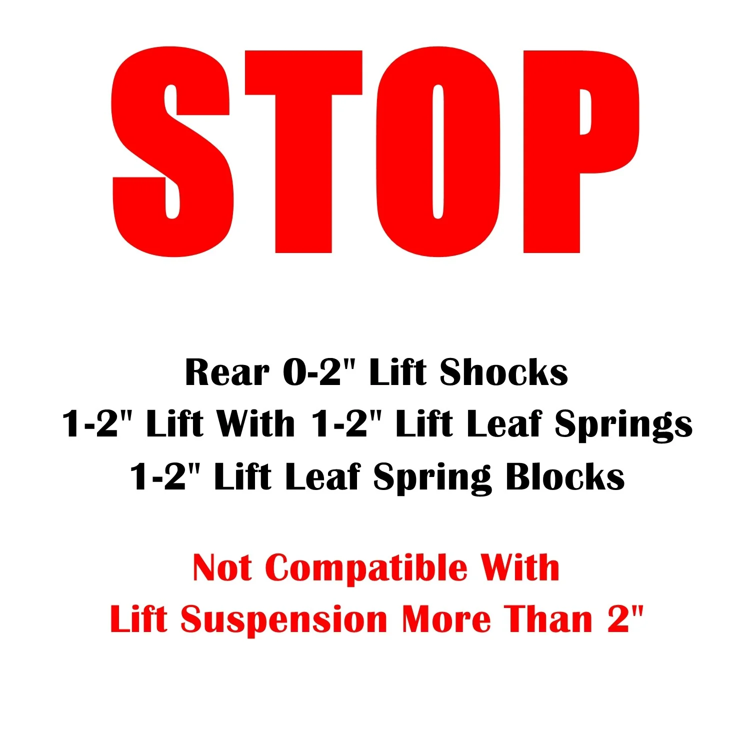 8-Stage Full Set 0-2 in Lift Struts for Toyota Tundra 2007-2021 PA165630 PA265630 - Image 26