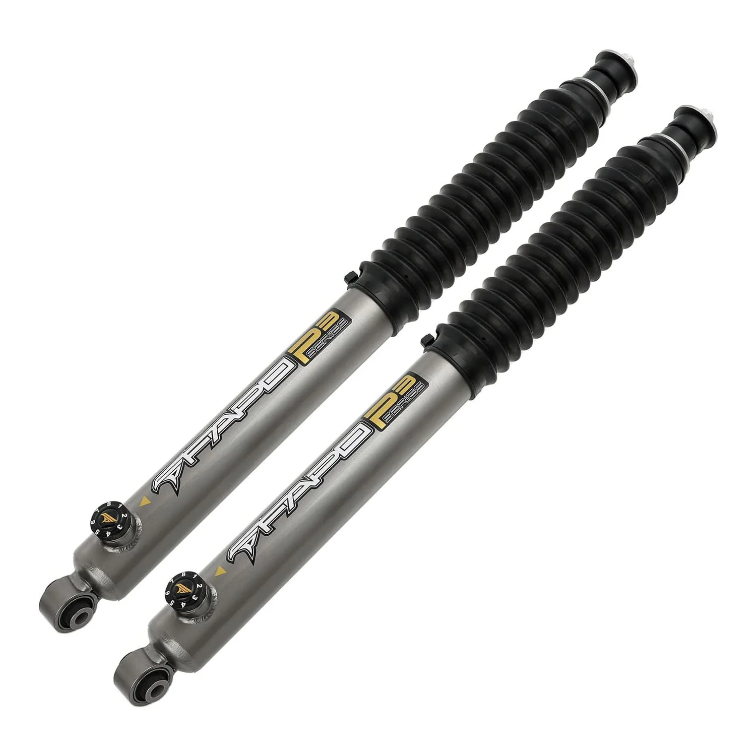 8-Stage Front 3-4.5 in Lift Shocks for 2007-2018 Jeep Wrangler JK 2Pcs Set PA360630
