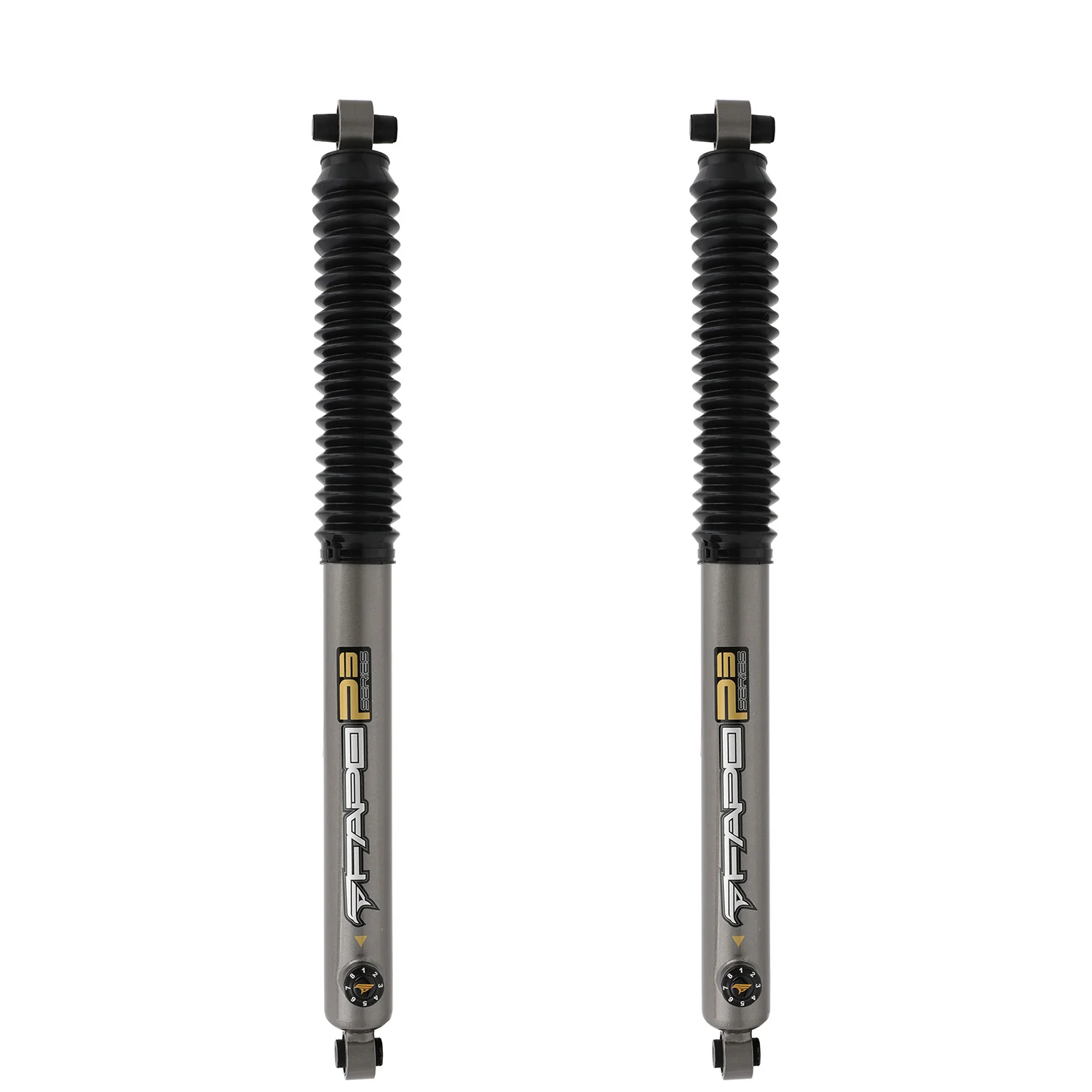 8-Stage Rear 3.5-4 in Lift Shocks for 2018-2021 Jeep Wrangler JL  PA791830