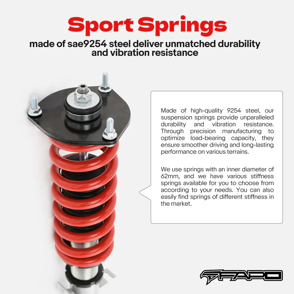 Coilover For Honda Fit/Jazz 3rd Gen GK3/GK5 2013-2020 PS002910 - Image 6