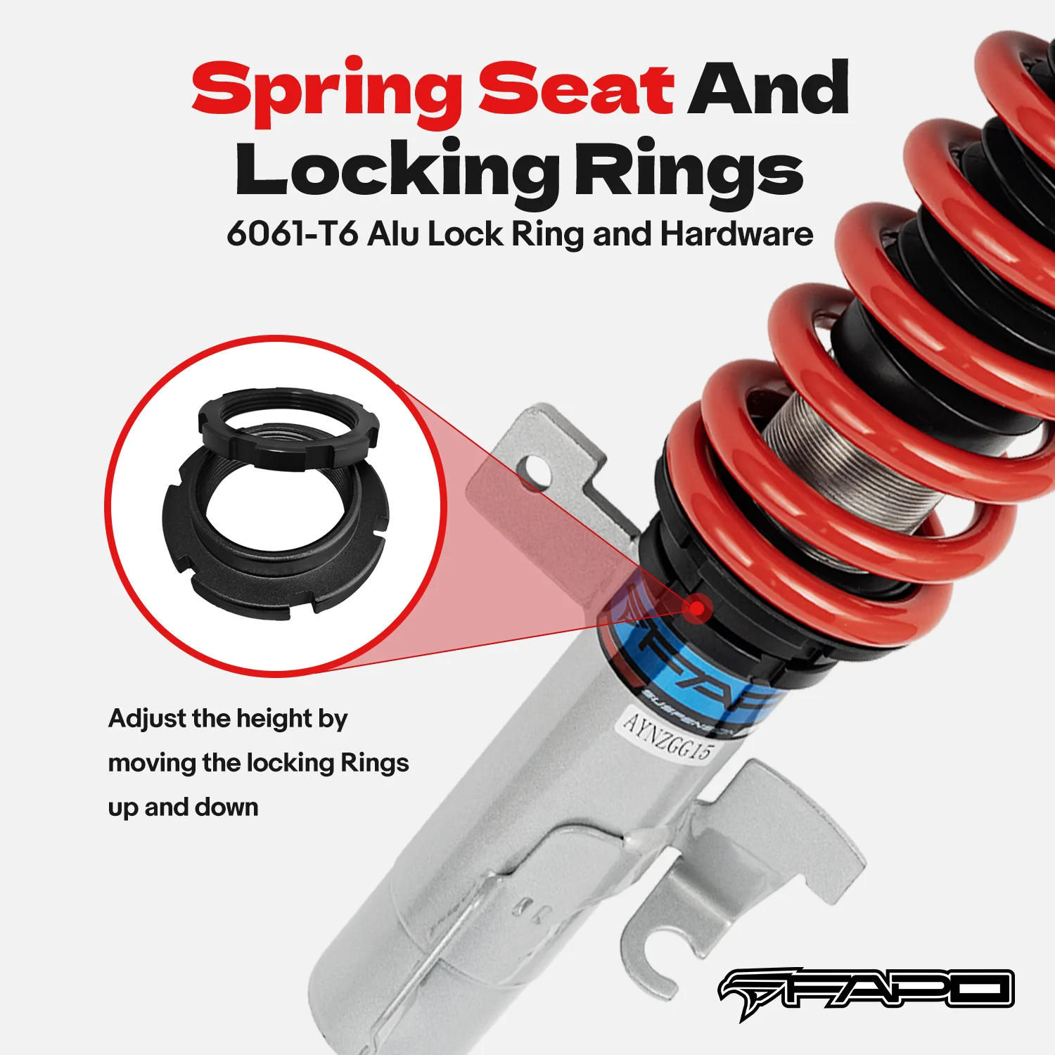 Coilover for Mazda 3 1st Gen BK 2003-2013 & Volvo S40 2nd Gen 2004-2012 & Ford Focus 2005-2014 PS007910 - Image 6