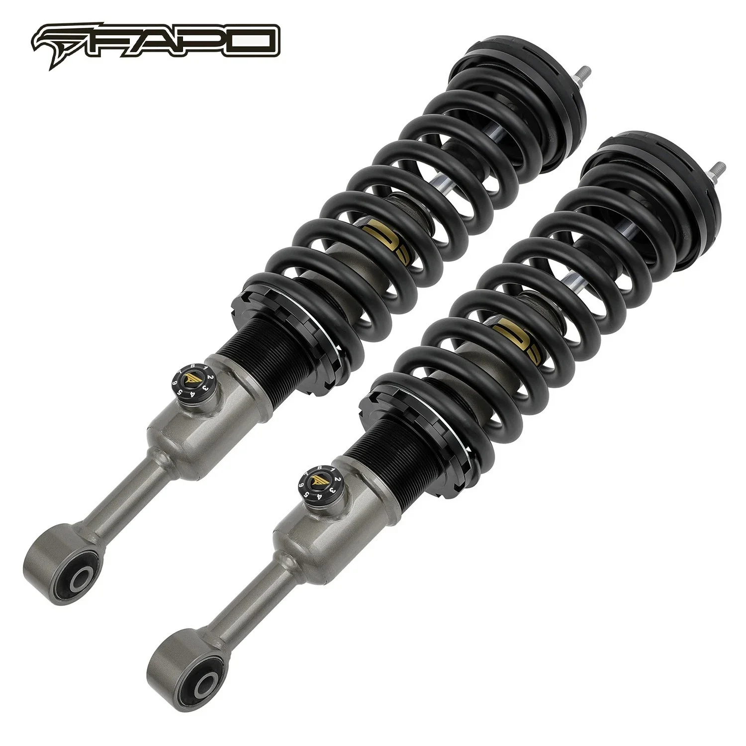 FAPO Off Road 8-Stage Full Set 0-2 in Lift Struts For Toyota Hilux 2006-2025 - Image 12
