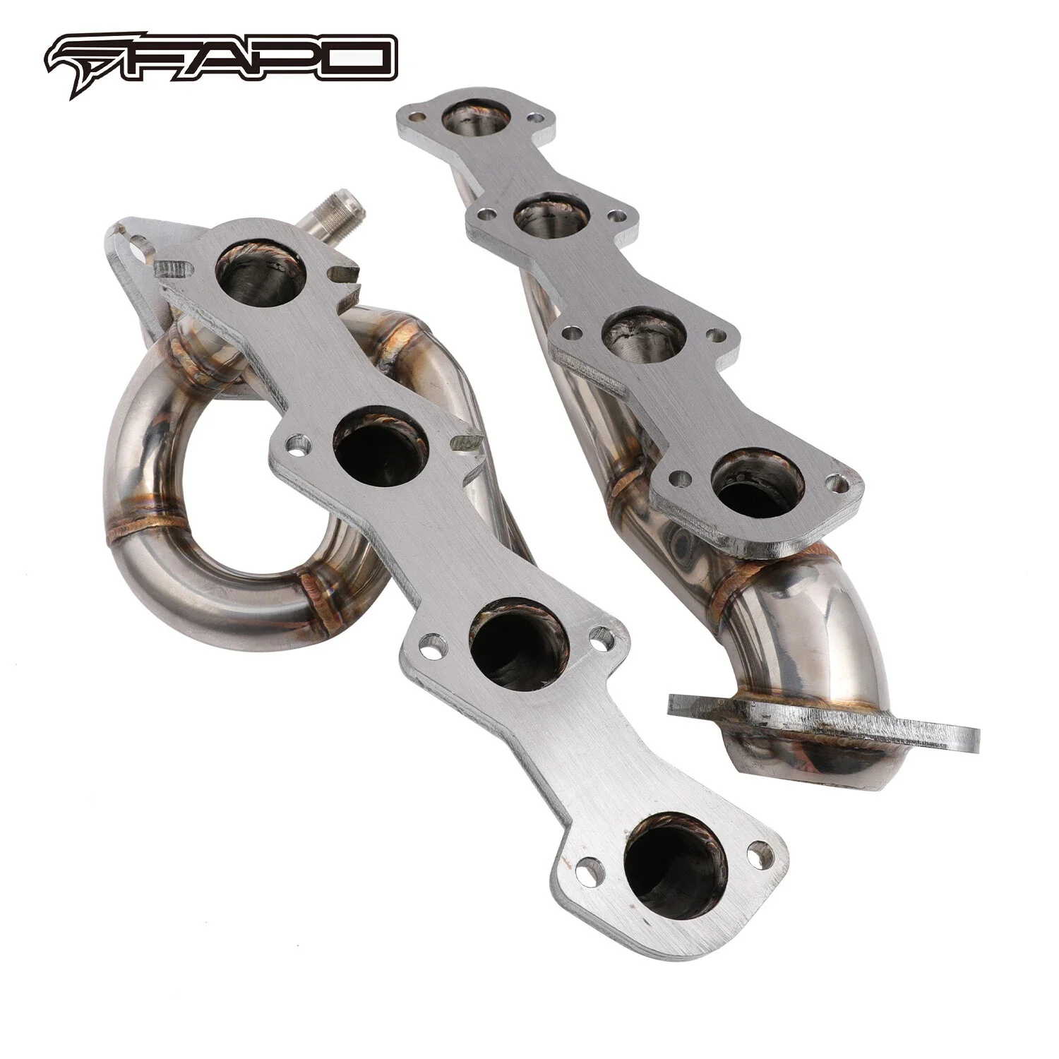 FAPO Shorty Headers for 04-10 Ford F150 XL XLT STX FX2 4.6L 281 Triton V8 - Image 3