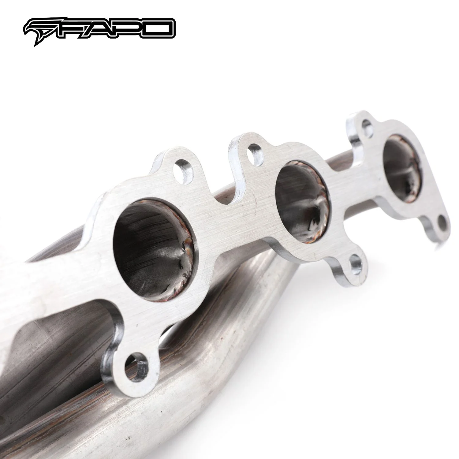 FAPO Shorty Headers for Ford F-150 11-14 5.0L V8 1-5/8  EXHAUST MANIFOLD 409SS - Image 4