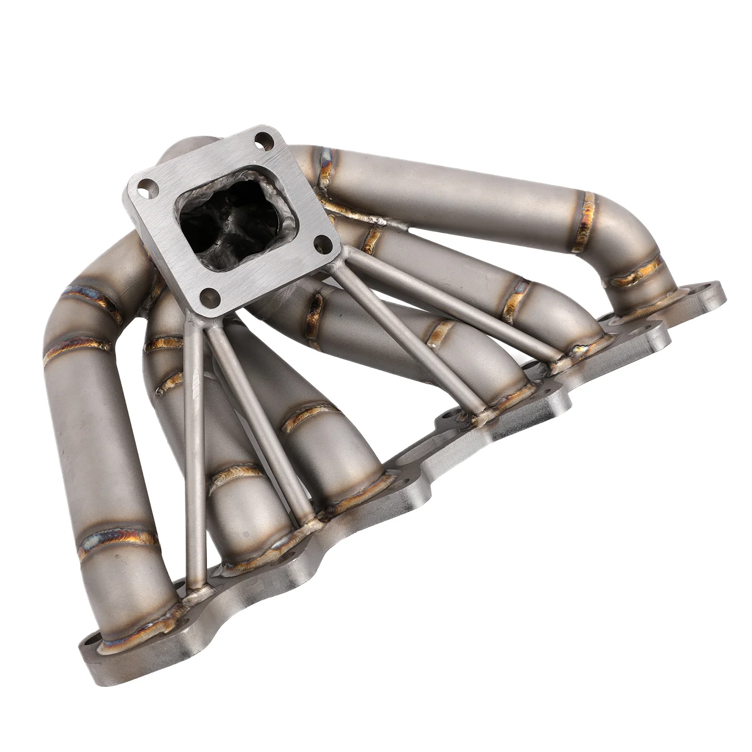 FAPO Single Turbo Manifold for Toyota Supra Mk4 JZA80 2JZ-GTE T4 SCHEDULE 40 - Image 11