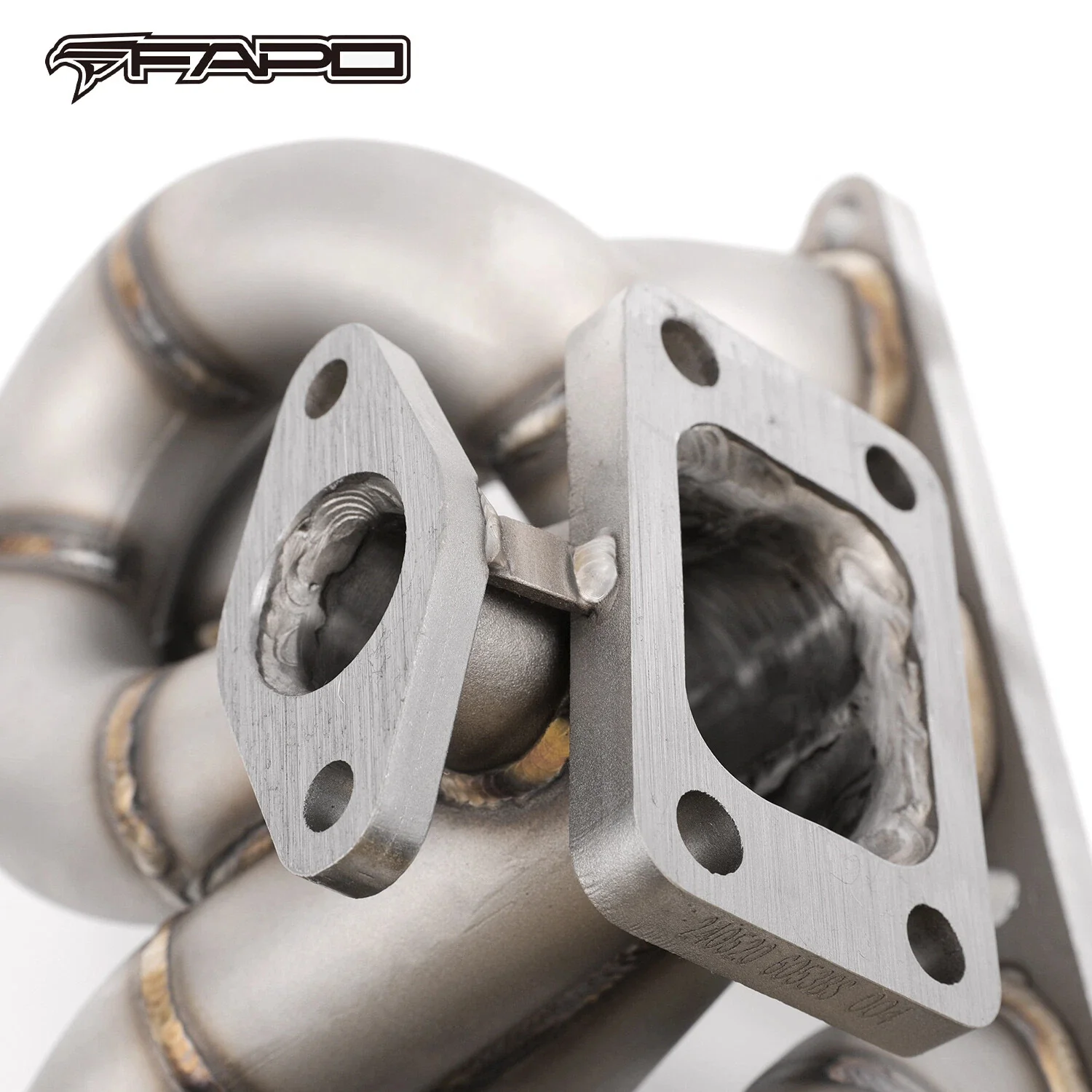 FAPO Turbo Manifold for Honda Civic del Sol CRX D15 D16 SOHC T3 38mm SCHEDULE40 - Image 2