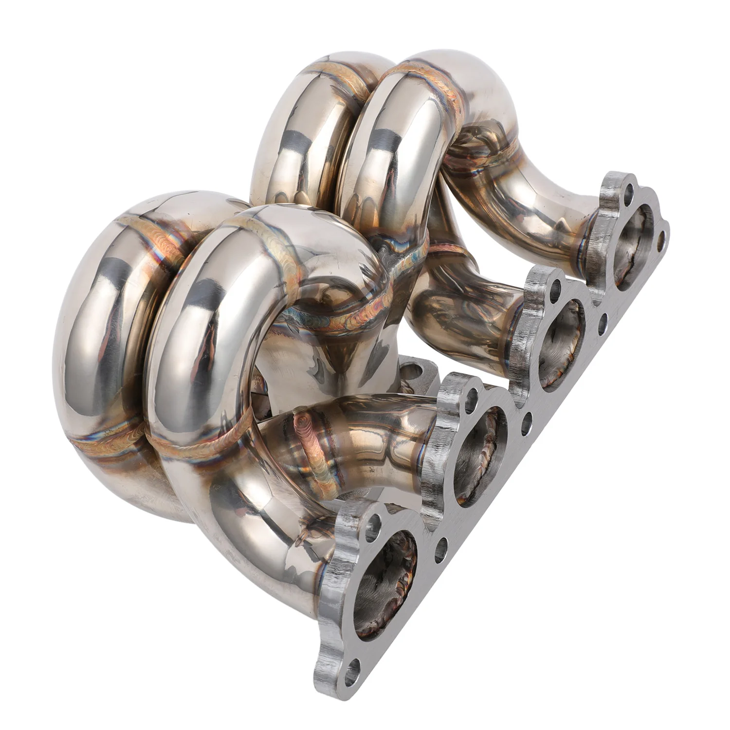 FAPO Turbo Manifold for Honda Civic del Sol CRX D15 D16 SOHC T3 38mm WG Ram Horn - Image 7