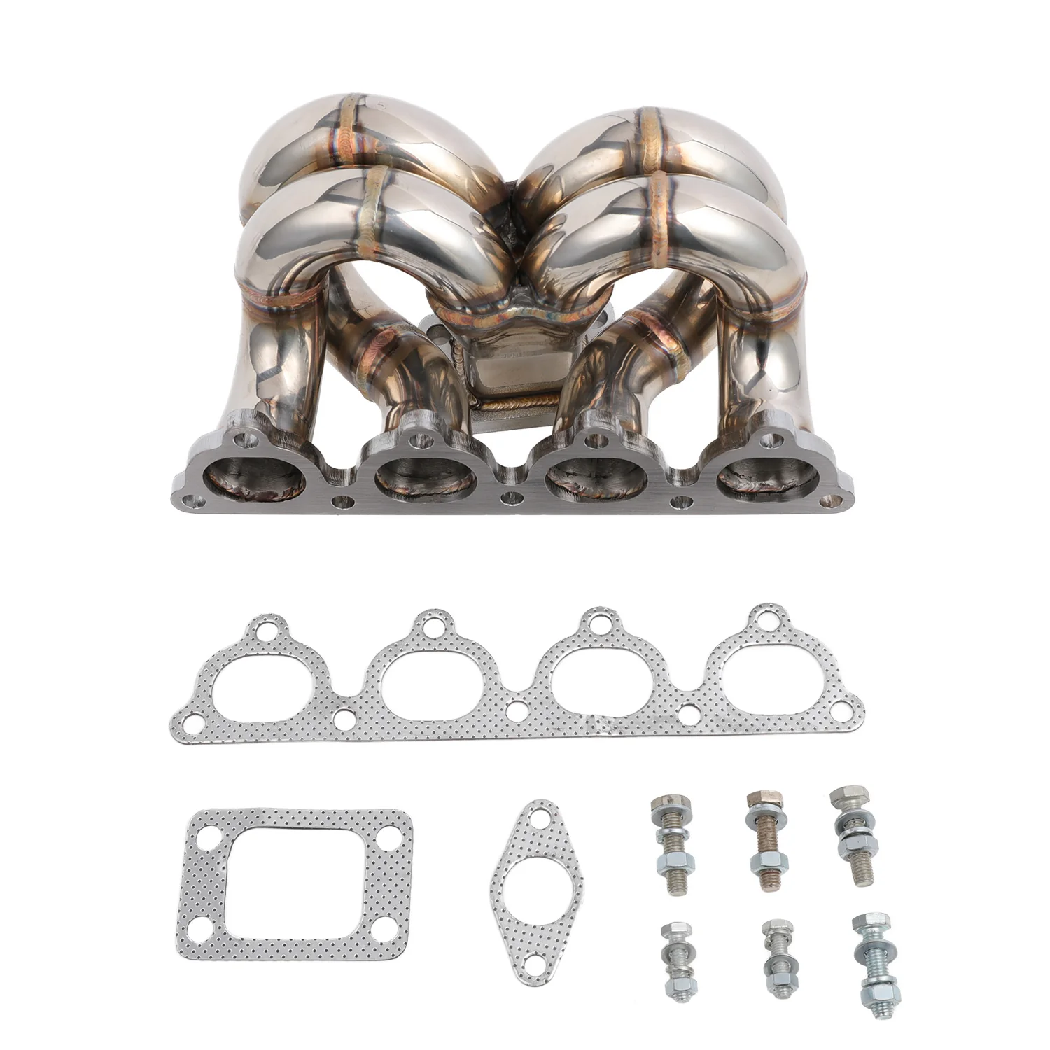 FAPO Turbo Manifold for Honda Civic del Sol CRX D15 D16 SOHC T3 38mm WG Ram Horn - Image 9