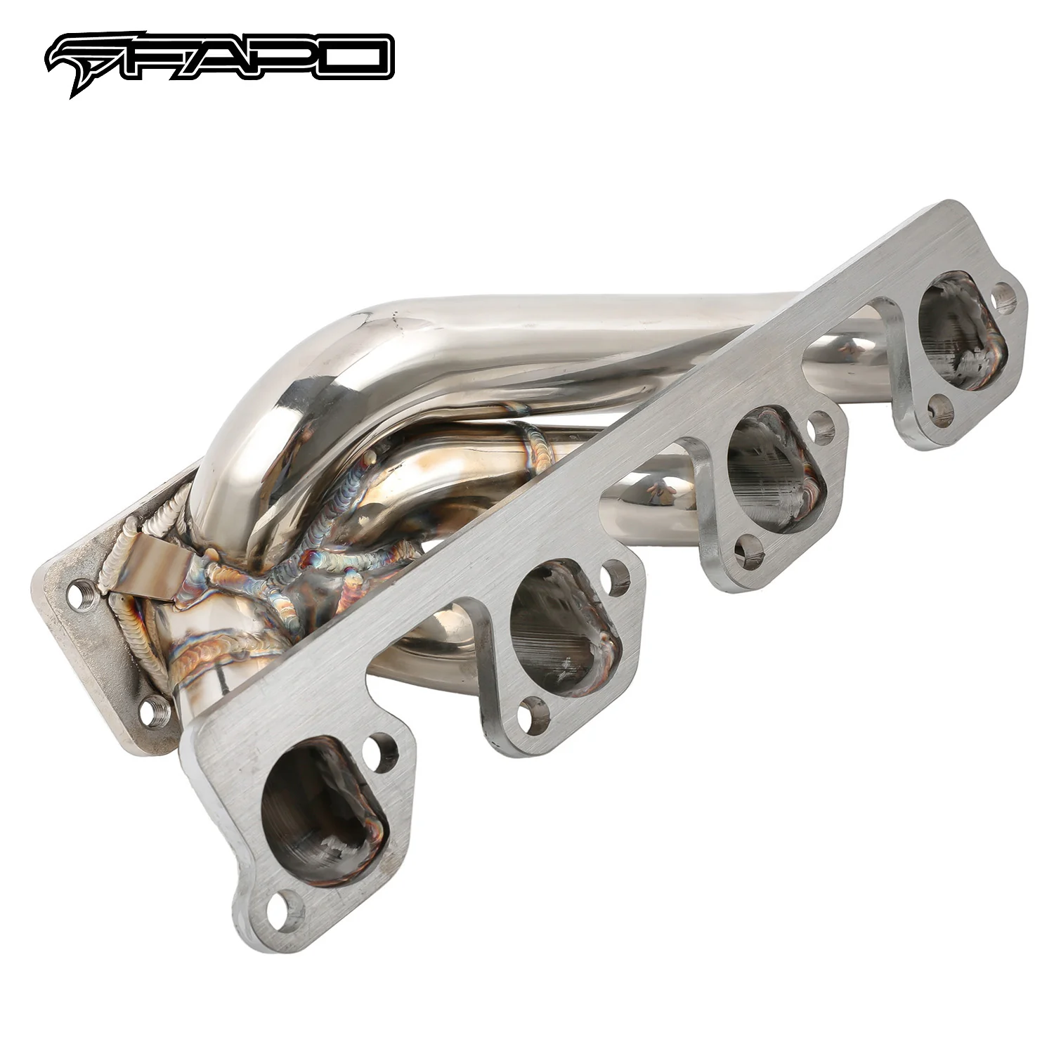 FAPO Turbo Manifold T3 for 83-89 Ford Mustang SVO Thunderbird Mercury Cougar XR-7 Merkur XR4Ti 2.3L Side Mount - Image 3