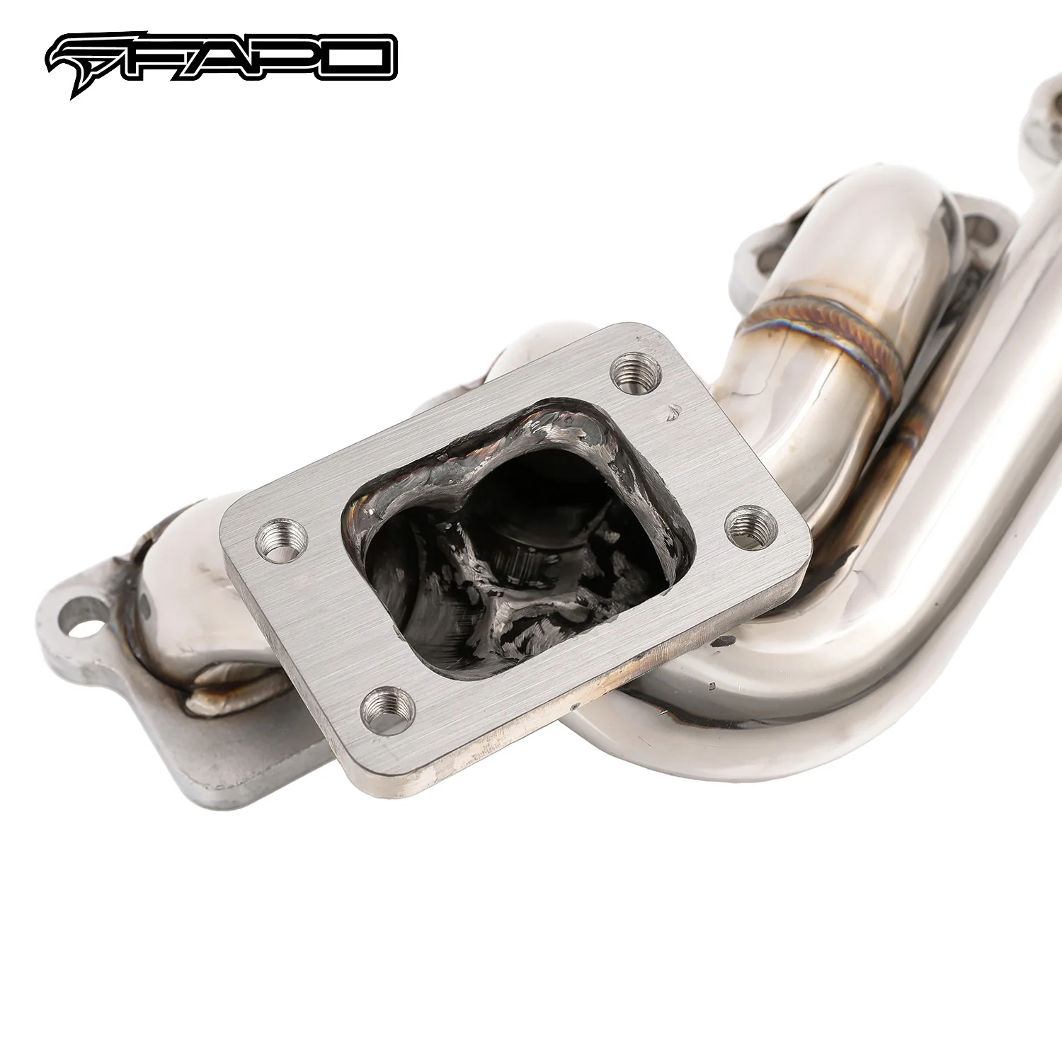 FAPO Turbo Manifold T3 for 83-89 Ford Mustang SVO Thunderbird Mercury Cougar XR-7 Merkur XR4Ti 2.3L Side Mount - Image 4