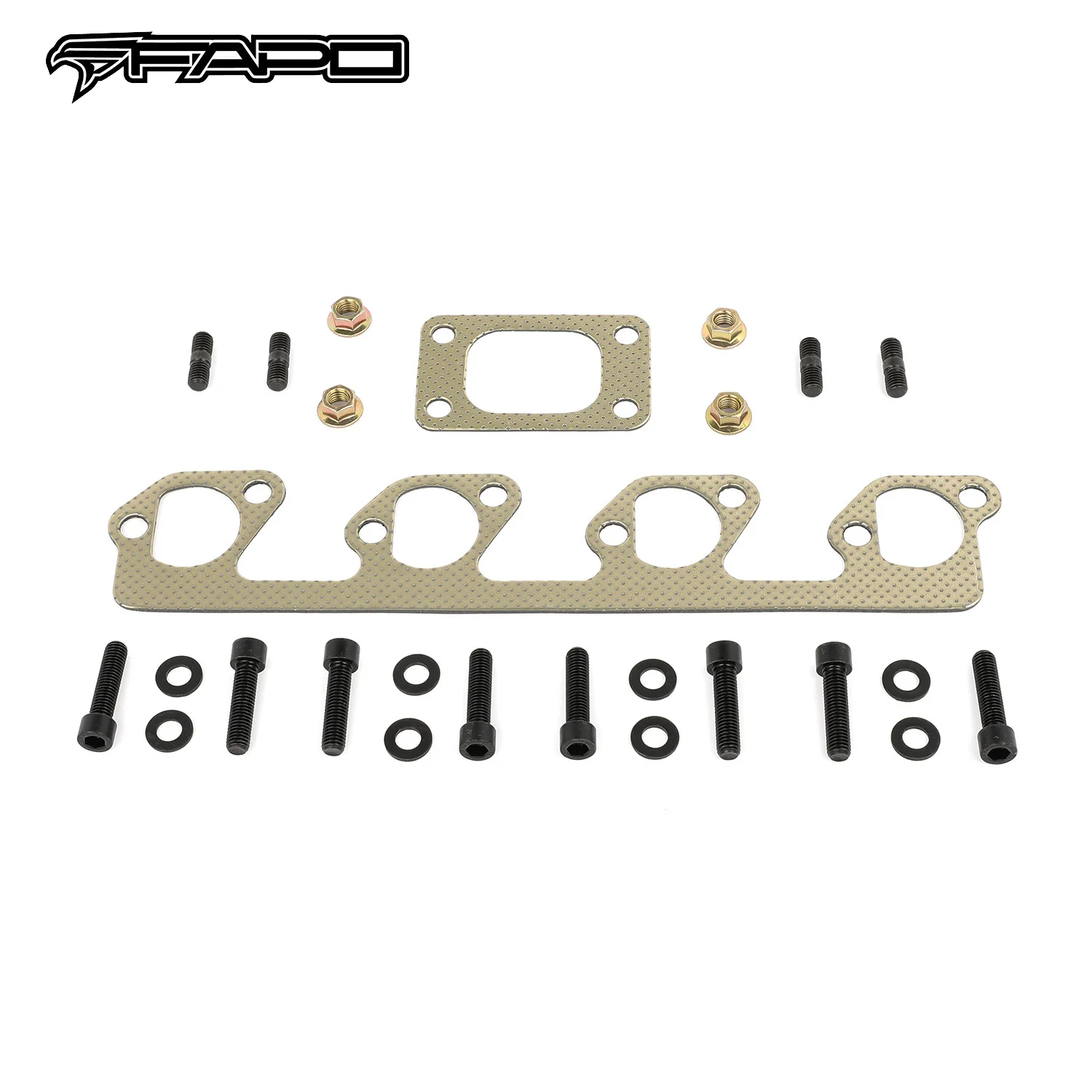 FAPO Turbo Manifold T3 for 83-89 Ford Mustang SVO Thunderbird Mercury Cougar XR-7 Merkur XR4Ti 2.3L Side Mount - Image 7