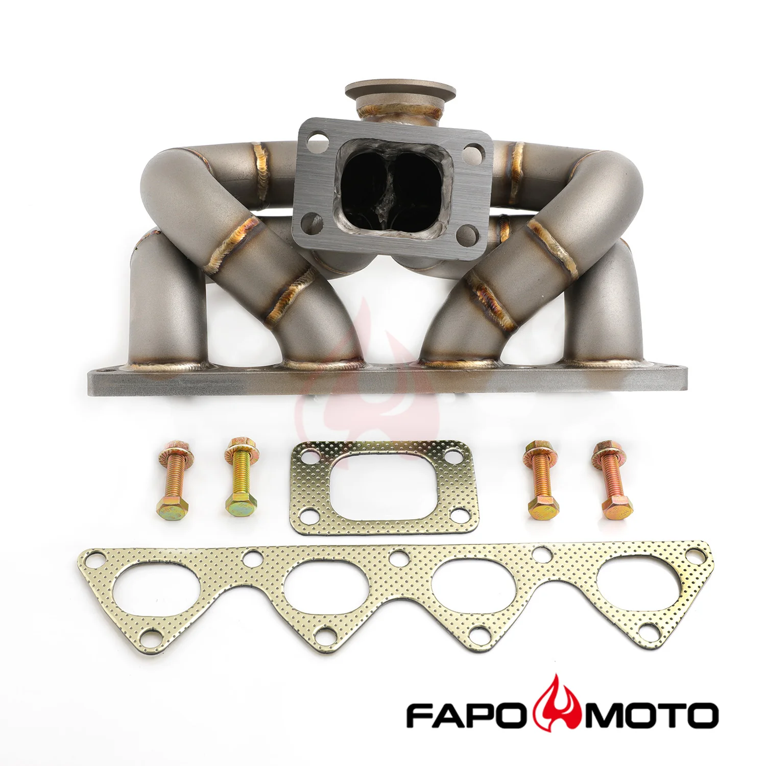 Turbo Manifold compatible with Honda Civic Acura Integra B16 B18 SCHEDULE40 T3 44mm WG FE605310 - Image 7