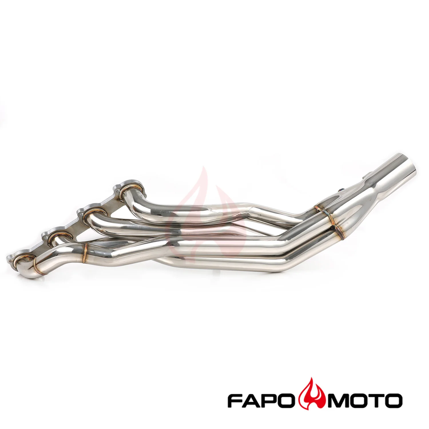 FAPO Long Tube Headers Manifolds for 03-06 Mercedes AMG E55 CLS55 M113 X-Pipe FE635110 - Image 4