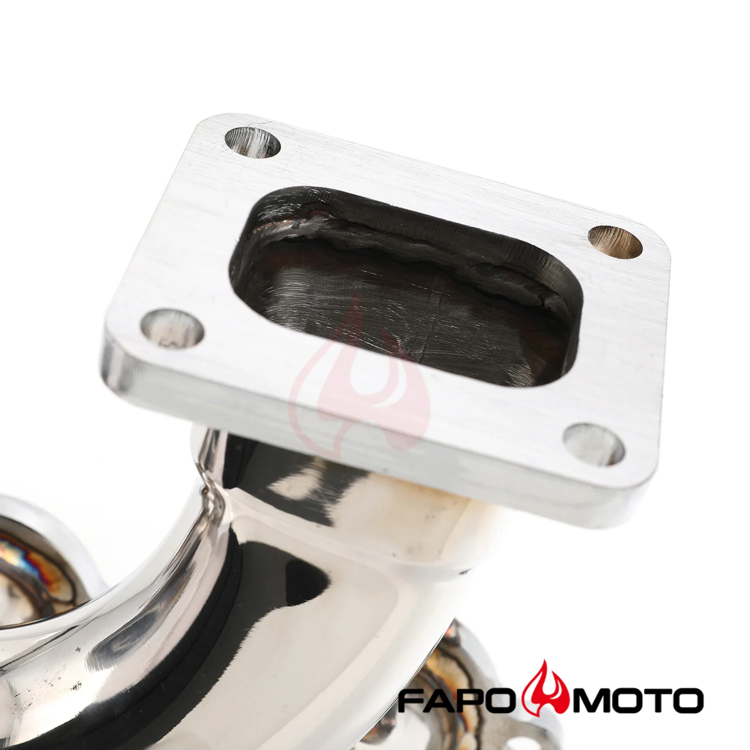 Single Turbo Headers for LSX LS2 T4 Top Mount Swap Crossover with 44mm WG FE640130 - Image 3