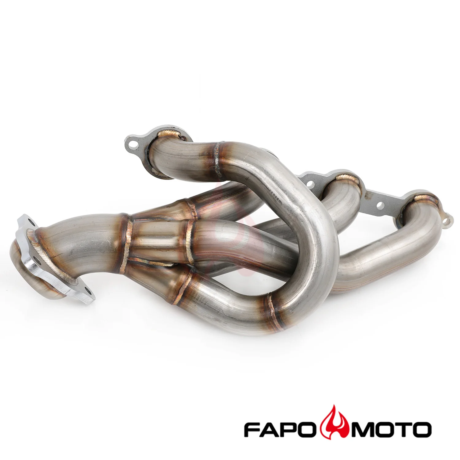FAPO Shorty Headers for 08-13 Chevy Silverado GMC Sierra 1500  5.3L V8 1-3/4 Primary 409SS FE640170 - Image 3