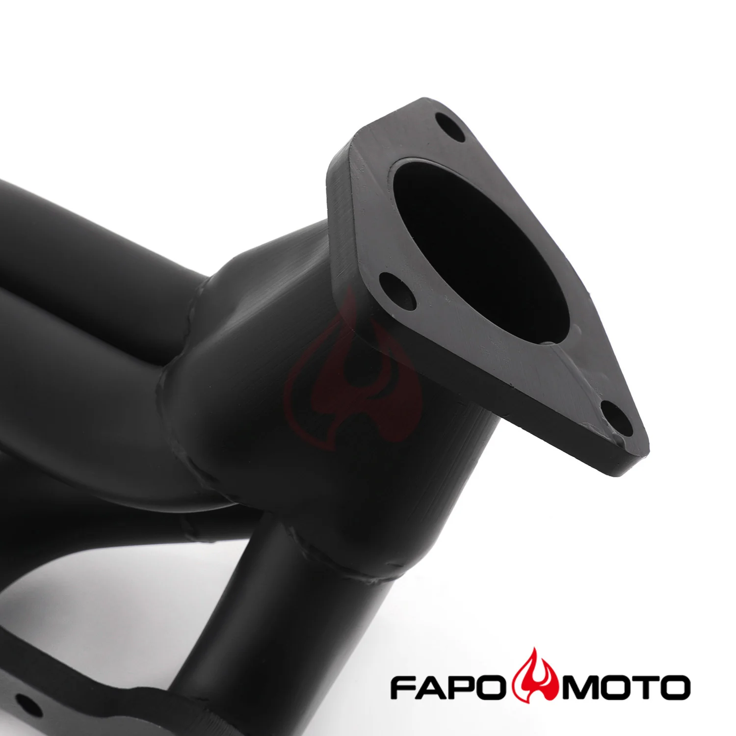 Shorty Headers compatible with 02-13 Silverado Sierra 1500 2500 Tahoe Yukon Suburban Escalade BLACK V8 304 Stainless FE696130 - Image 6