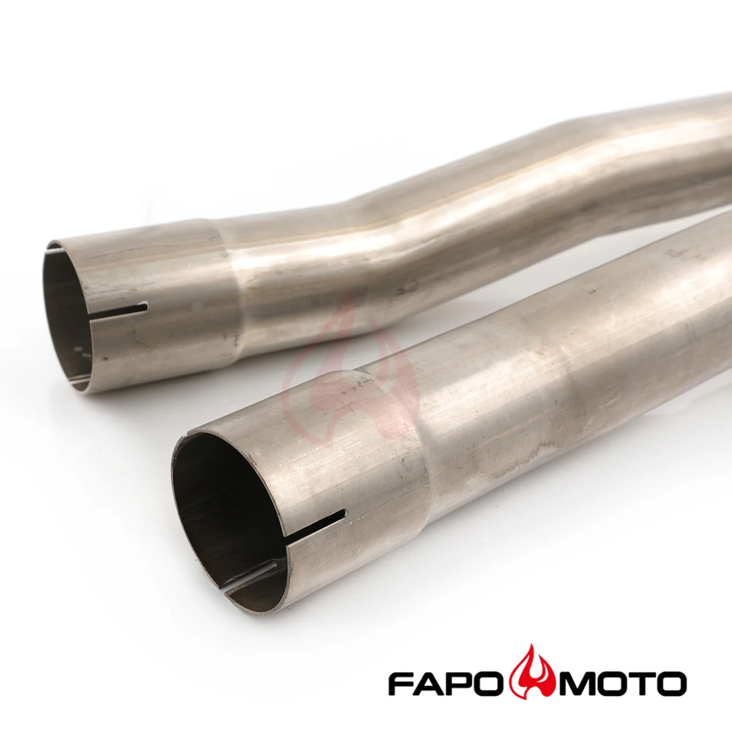 2.5  X-Pipe Mid-Pipe compatible with Ford Mustang GT 15-18 S550 Resonator Delete 5.0L Coyote V8 FE748010 - Image 4