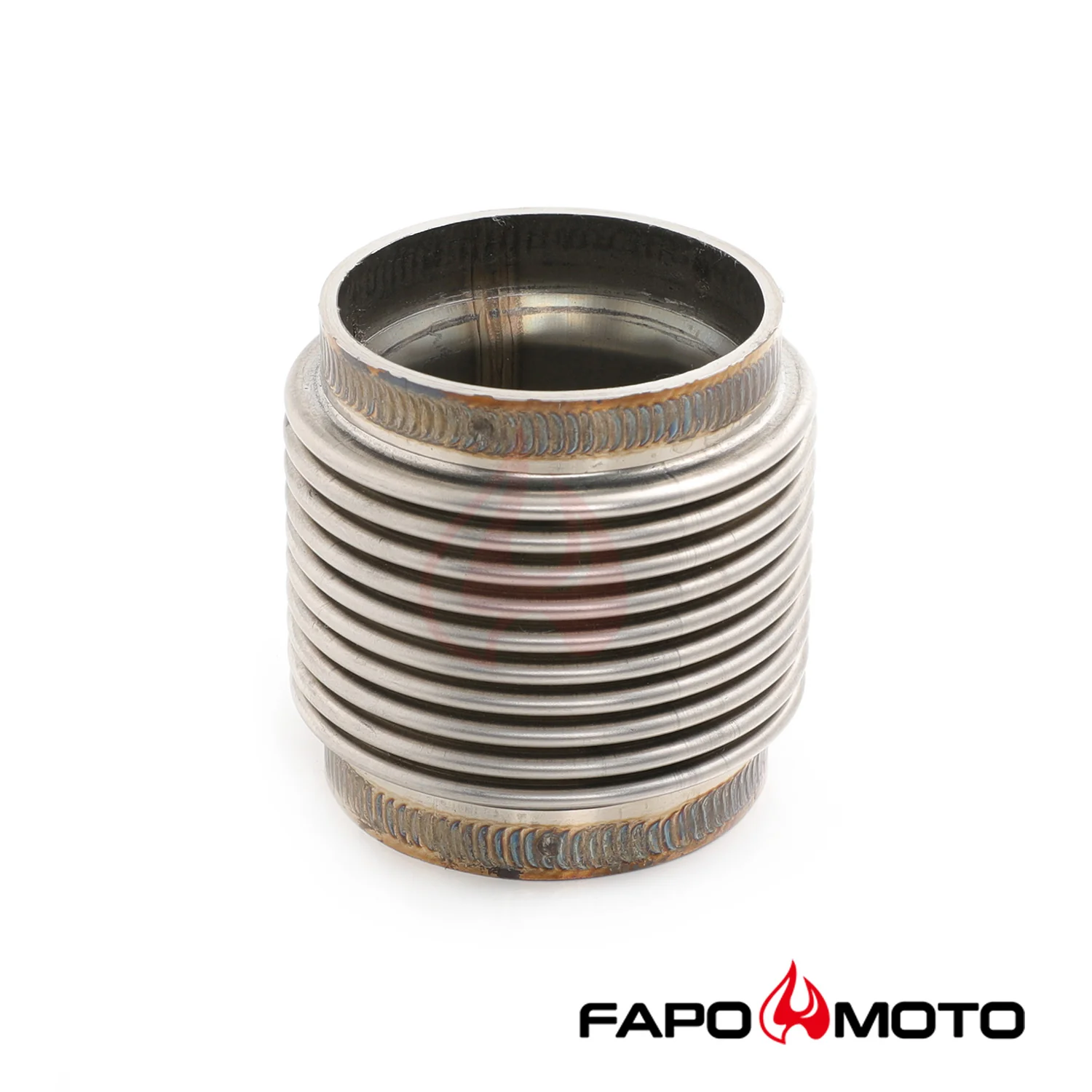 Universal 2  ID T304 SS EXHAUST FLEX BELLOWS 2.55  Long Flex Joint Pipe ULTRA STRONG FE902010