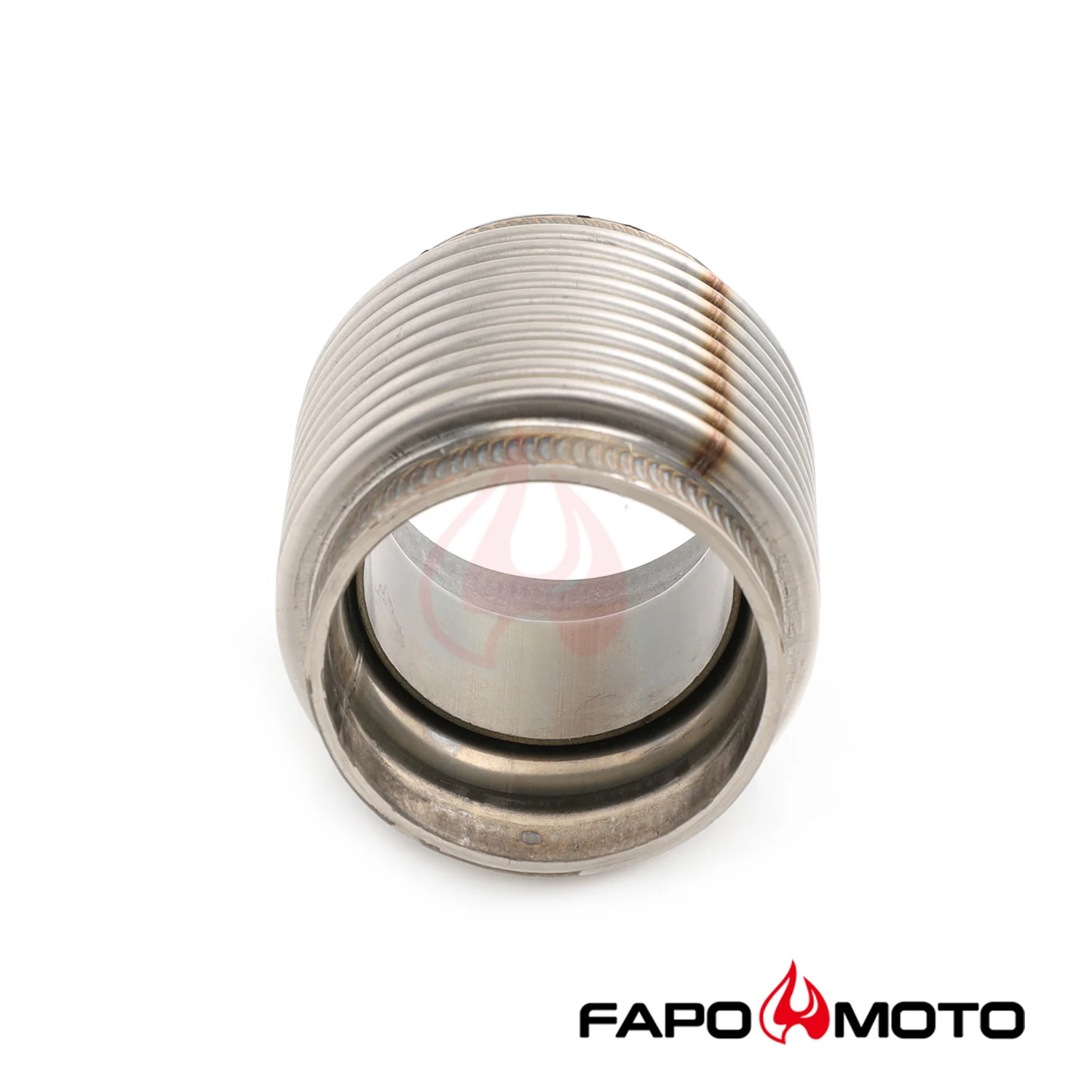 Universal 2  ID T304 SS EXHAUST FLEX BELLOWS 2.55  Long Flex Joint Pipe ULTRA STRONG FE902010 - Image 5