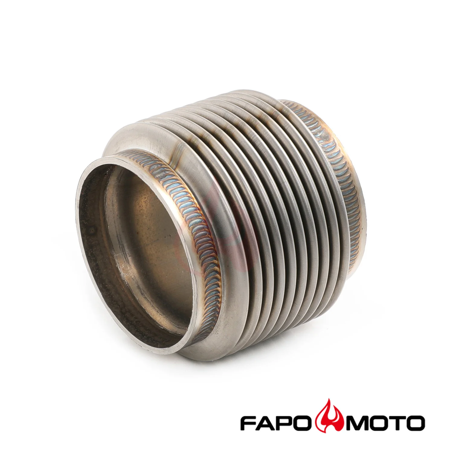 2.25  ID T304 SS EXHAUST FLEX BELLOWS 2.55  Long Flex Joint Pipe ULTRA STRONG FE902310 - Image 3