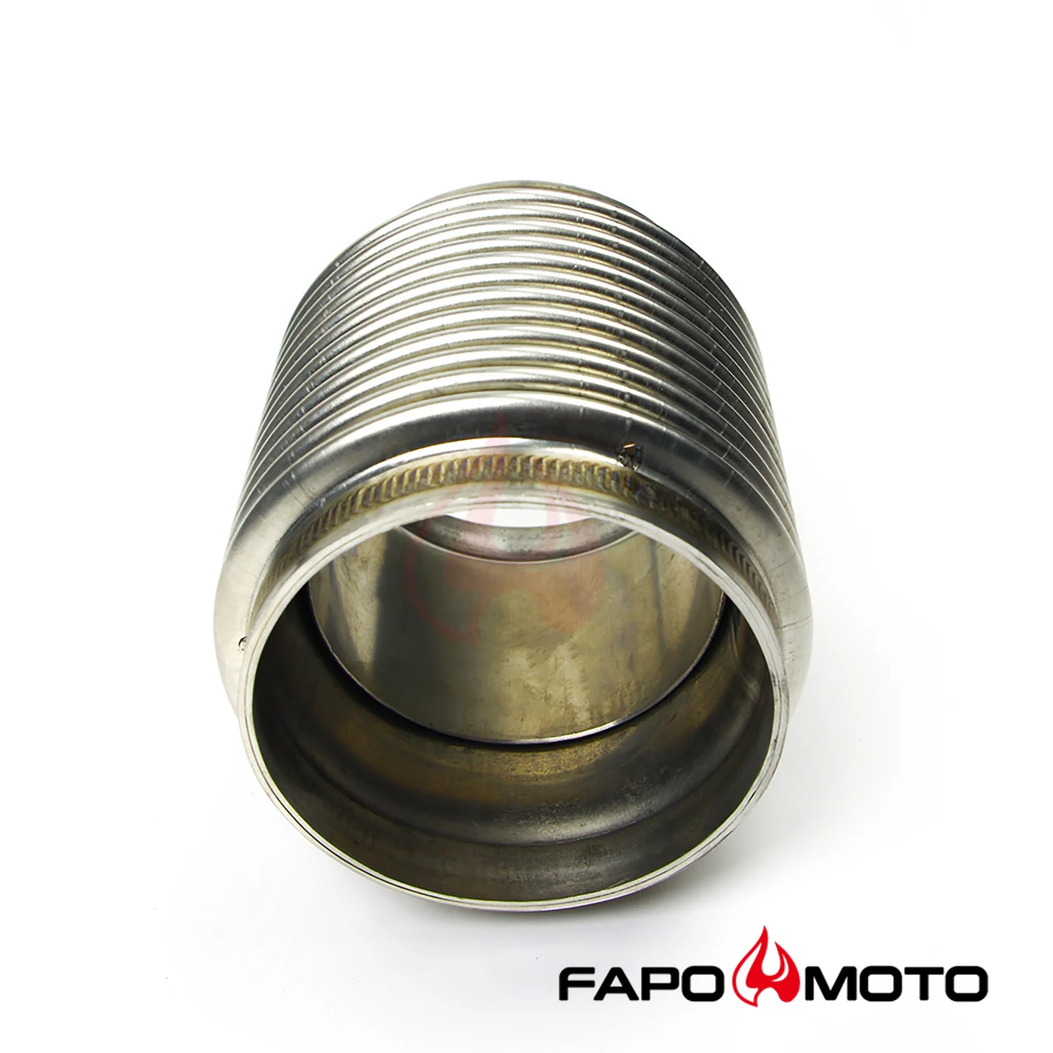 Universal 3  ID 304 STAINLESS EXHAUST FLEX BELLOWS 4  LONG For 3  Pipe ,ULTRA STRONG FE903010