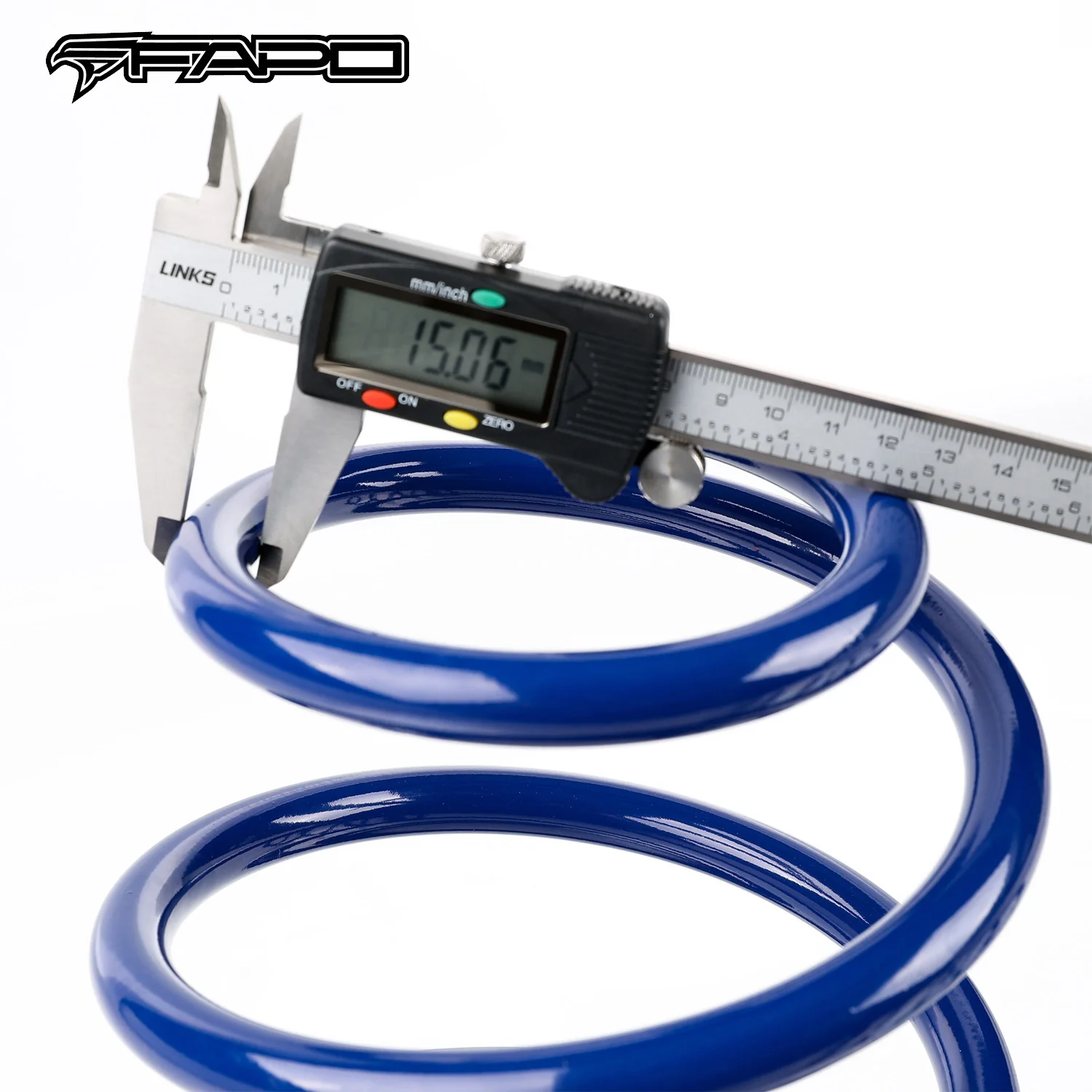 Lowering Springs compatible with Ford Mustang 2005-2014 1.5 F/1.5 R V6 V8 GT BLUE 1.5in  Drop Suspension FL017310 - Image 4