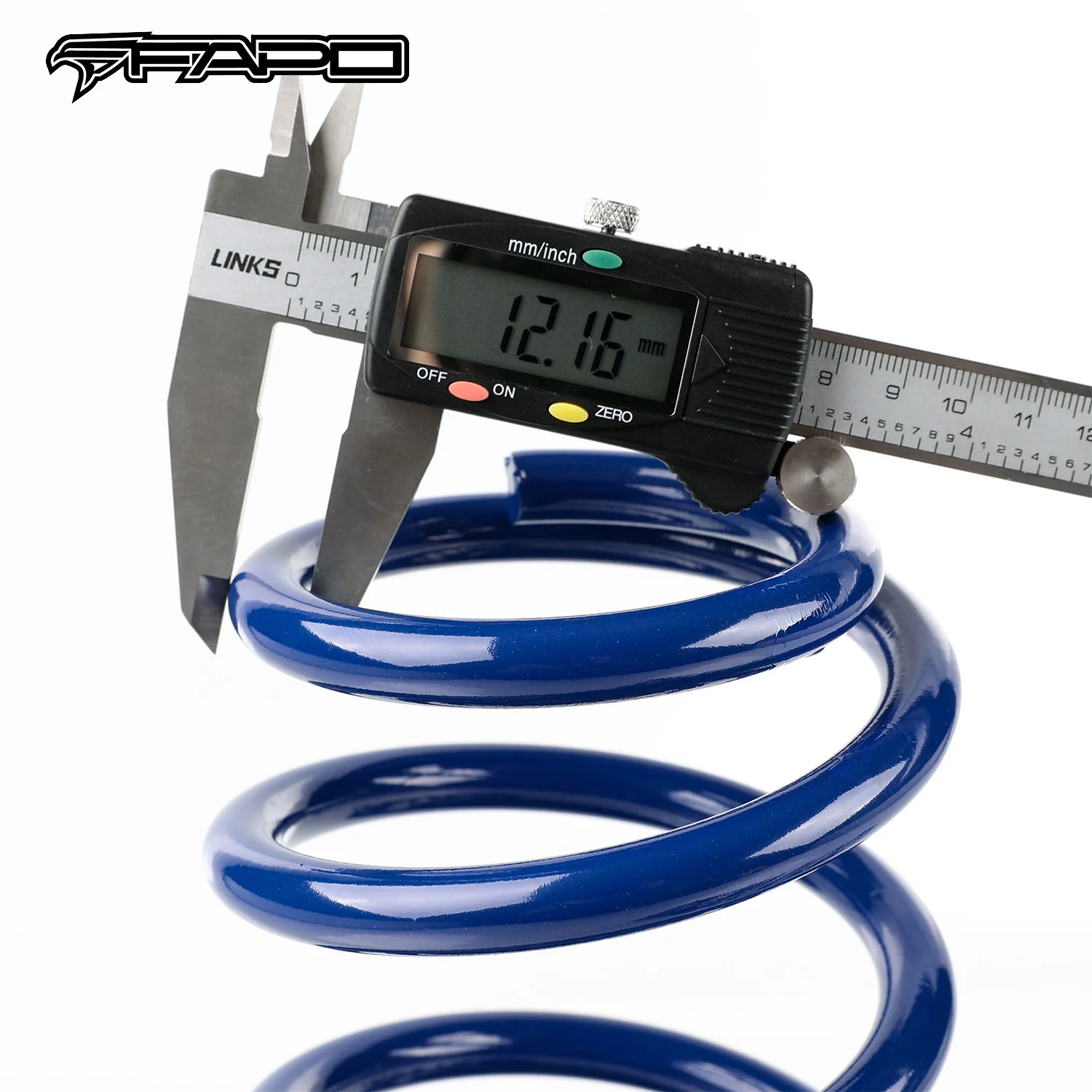 Lowering Springs compatible with Ford Mustang 2005-2014 1.5 F/1.5 R V6 V8 GT BLUE 1.5in  Drop Suspension FL017310 - Image 5