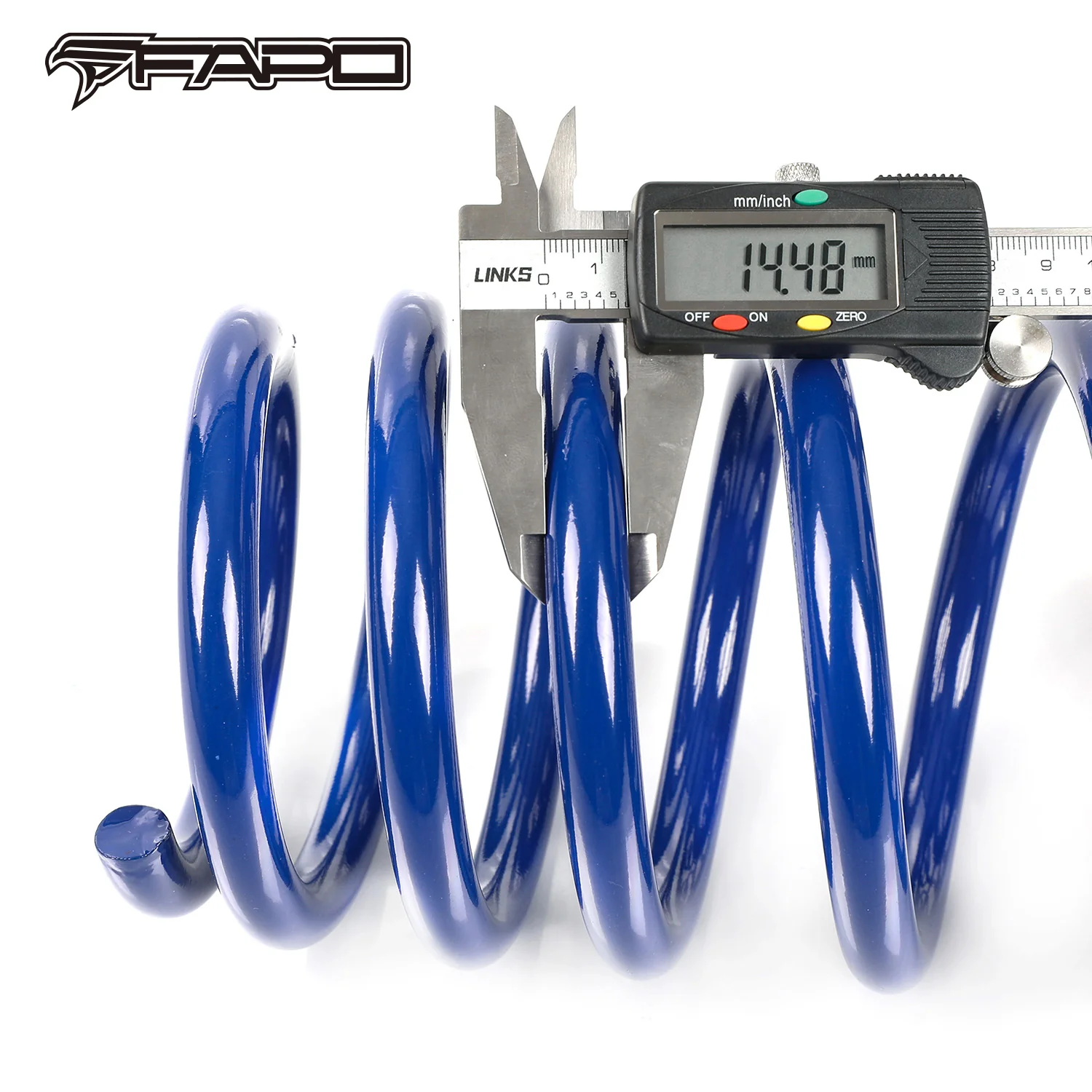 Lowering Springs compatible with Dodge Challenger 08-21 1.5 F/1.5 R V6 V8 BLUE 1.5  Drop FL069510 - Image 3