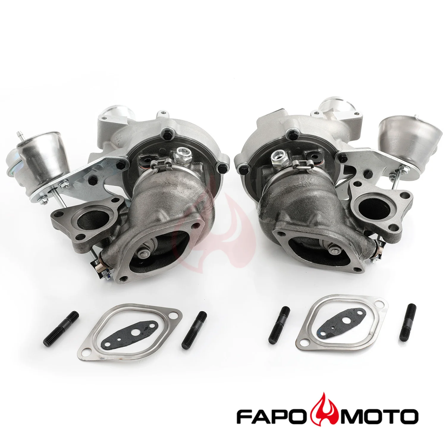 FAPO Twin Turbos compatible with 2013-2016 Ford F-150 Pickup Expedition Transit Navigator 3.5L V8 K03 0469 0470 FT028610+FT028710