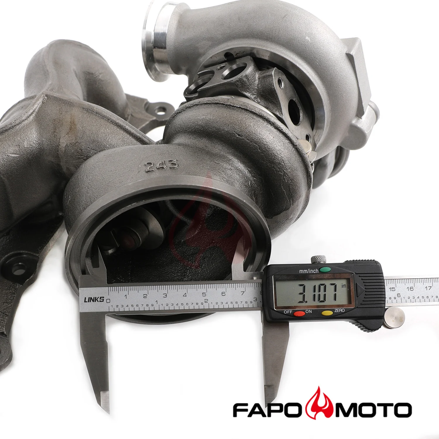 500HP Twin Turbos TD03 for BMW N54 335i 335xi 335is E90 E91 E92 E93 OE design FT100110+FT100120 - Image 5