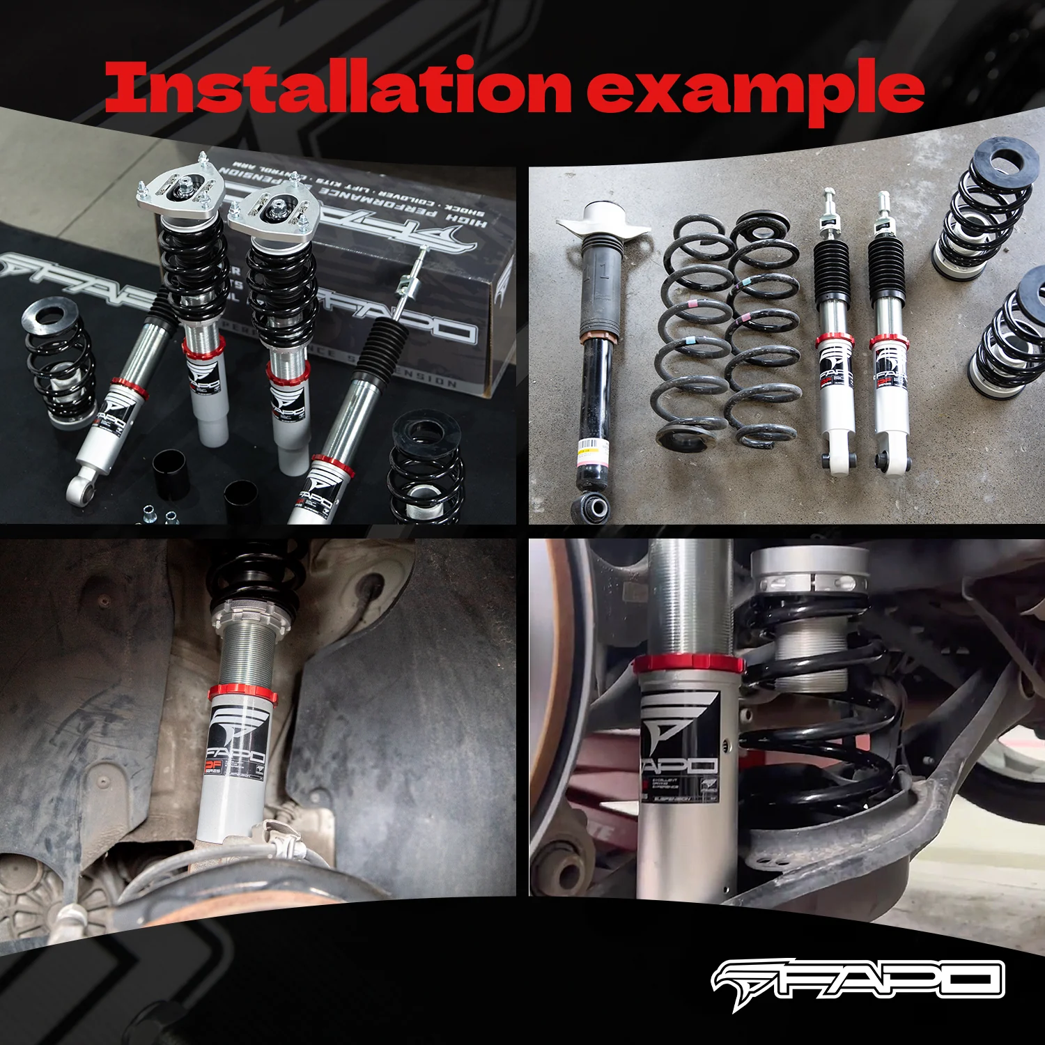 32-Level Damping Coilover for HONDA ACCORD 2003-2007 ACURA TSX 2004-2008 PF012320 - Image 10