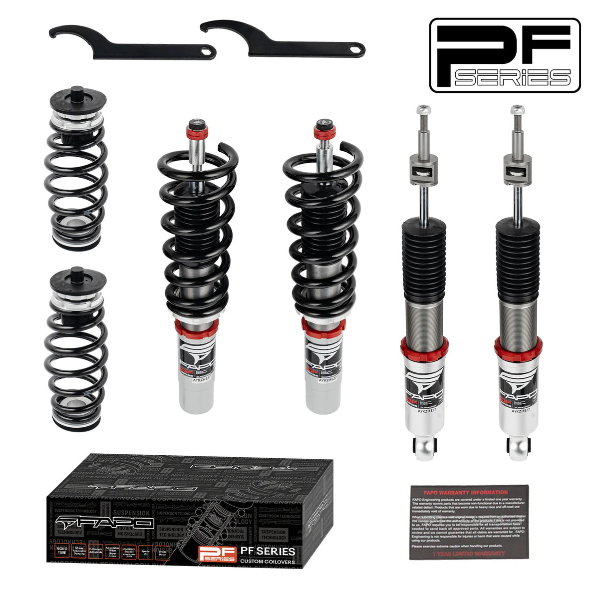 32-Way Adjustable Damping Coilover for Audi A4 4th Gen FWD B8/8K 2008-2016 & Audi S4 B8/8K 2009-2016 PF014330 - Image 10