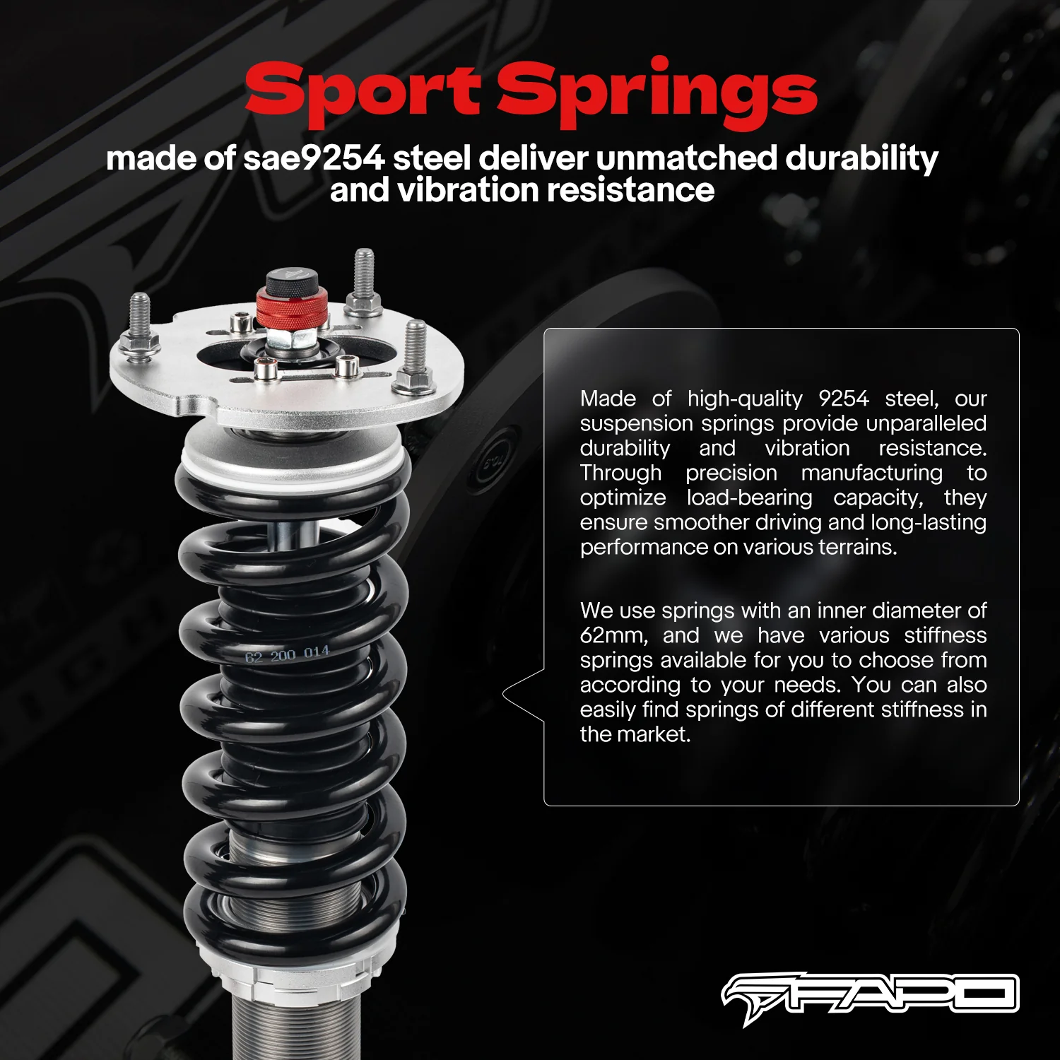 32-Level Damping Coilover for Benz E-Class W124 1986-1998 & Mercedes-Benz 190E 1984-1993 PF066330 - Image 8
