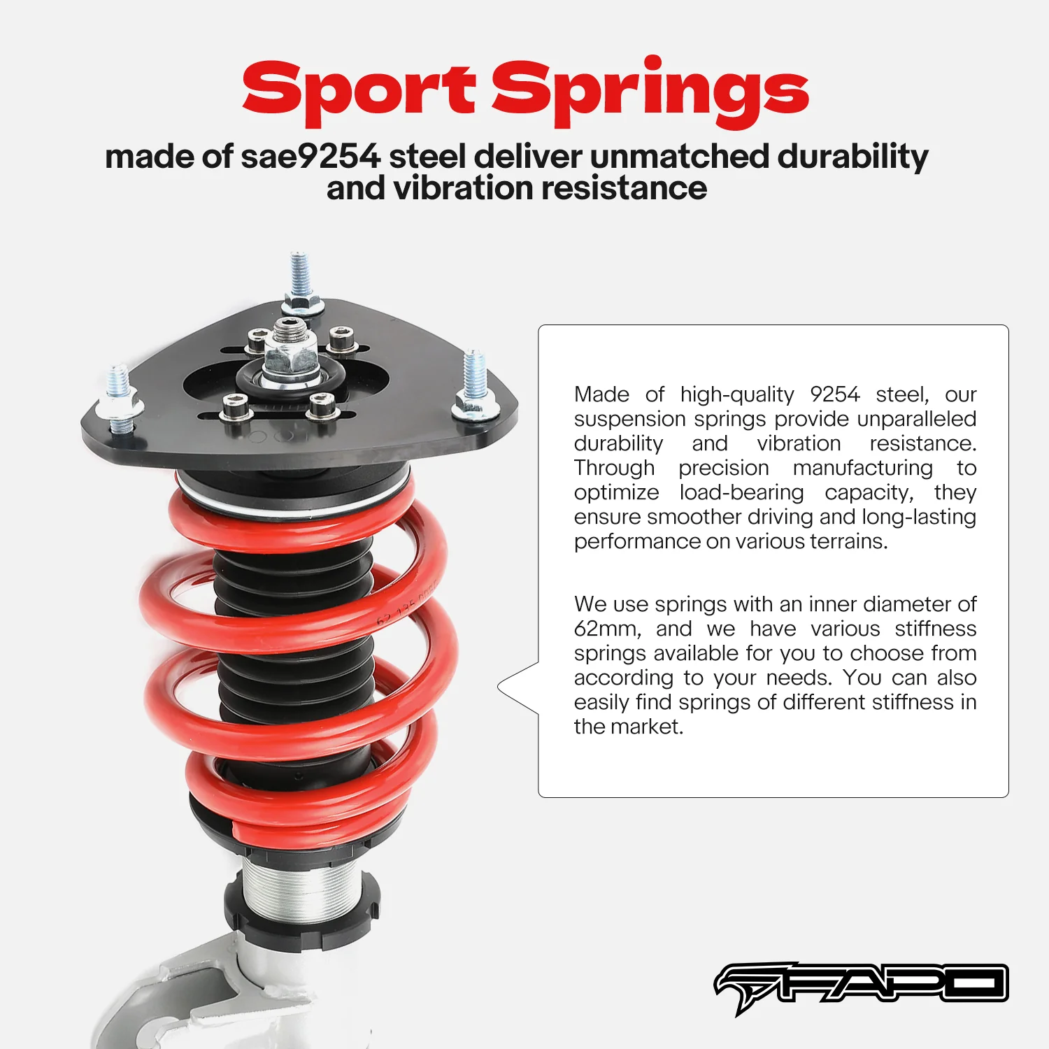 Coilover for Toyota 86/GT86/FT86 2012-2025 / Subaru BRZ 2012-2025 PS000410 - Image 5