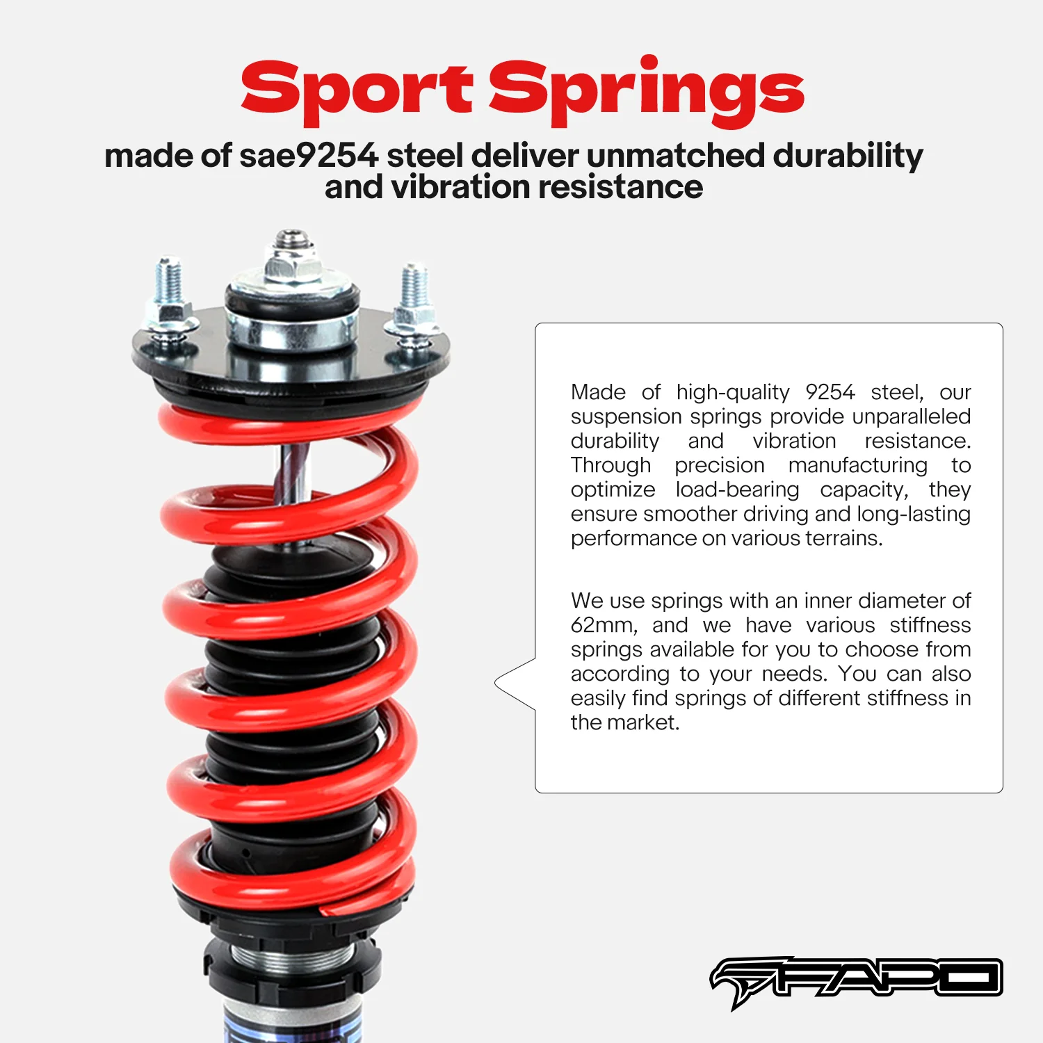 Coilover for Honda Civic 6th Gen 1996-2000 5th Gen 1992-1995 Acura Integra 3rd Gen 1994-2001 PS002410 - Image 8