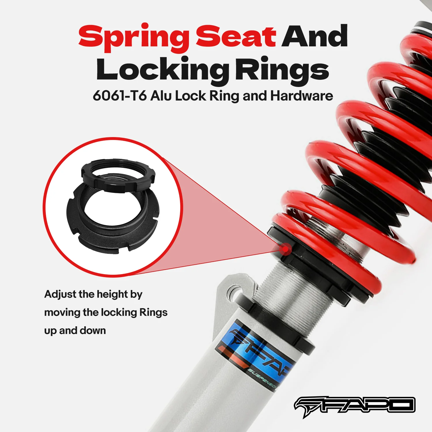 Coilover for Volkswagen Golf MK7/A7/MQB 2012-2020 & VW Jetta VS5 2019+ PS004810 - Image 7