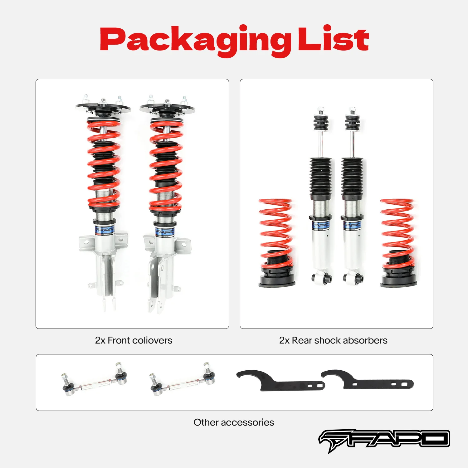 Coilover for Ford Mustang 5th Gen S197 2005-2014 PS017310 - Image 18