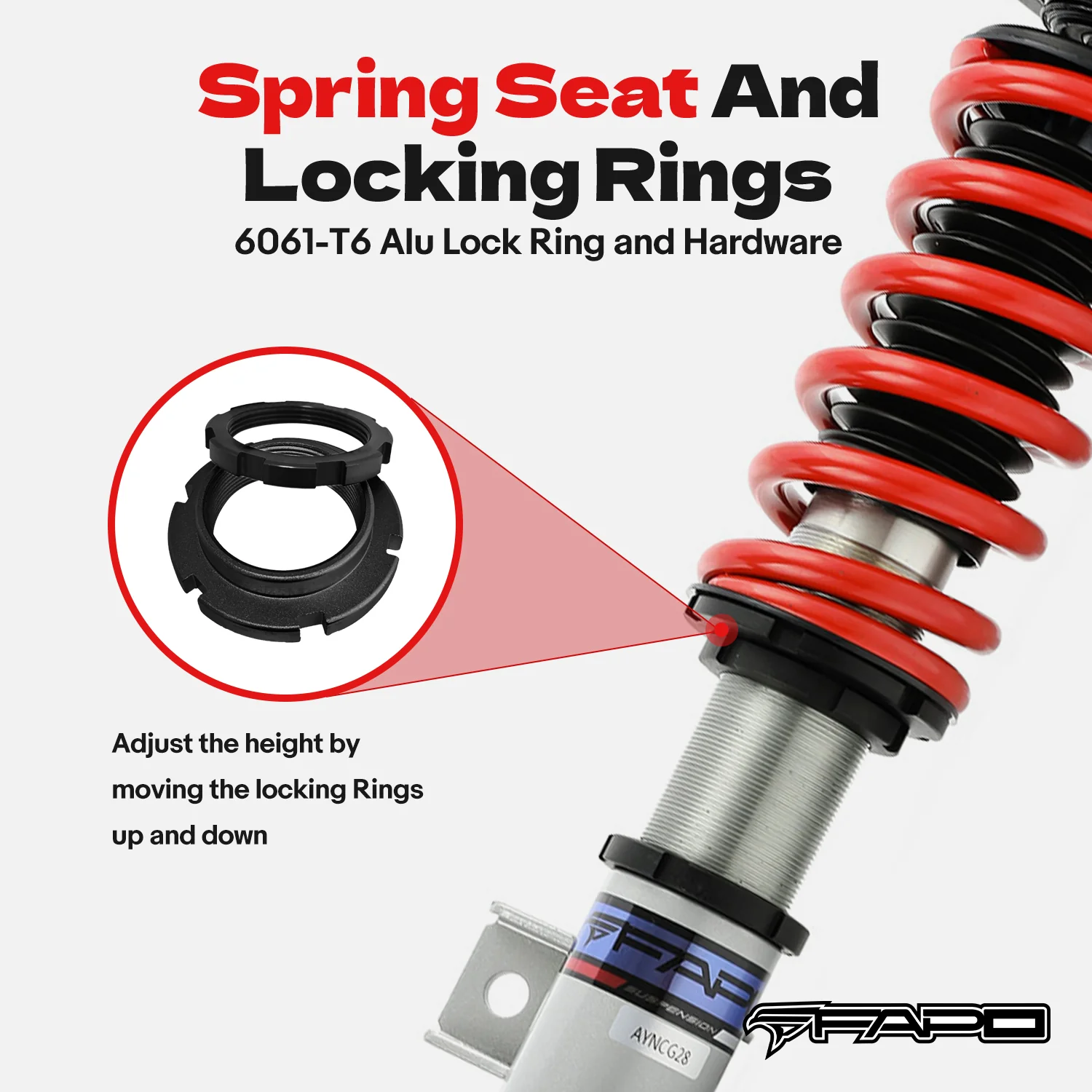 Coilover for Ford Mustang 6th Gen 2.3T/5.0T S550 2015-2023 PS027410 - Image 7